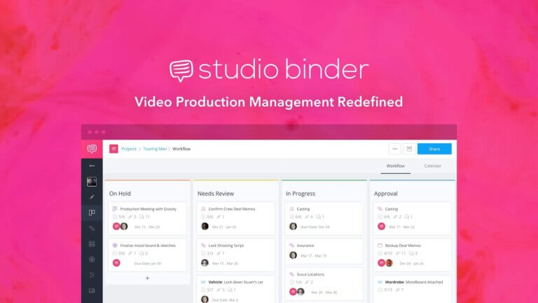 Welcome to StudioBinder - Film Production Management Software - Feature