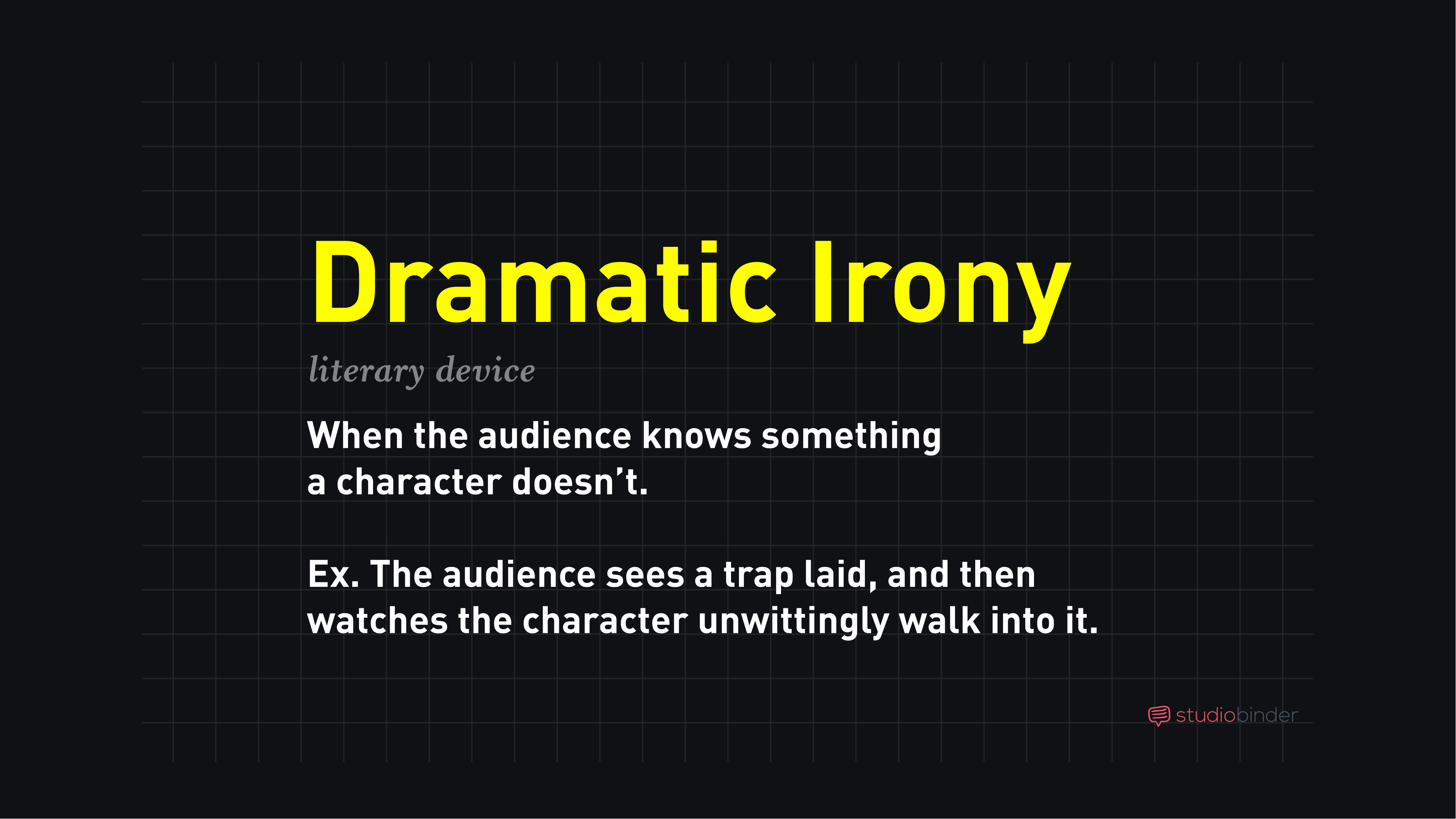 What is Dramatic Irony Dramatic Irony Definition and Examples StudioBinder