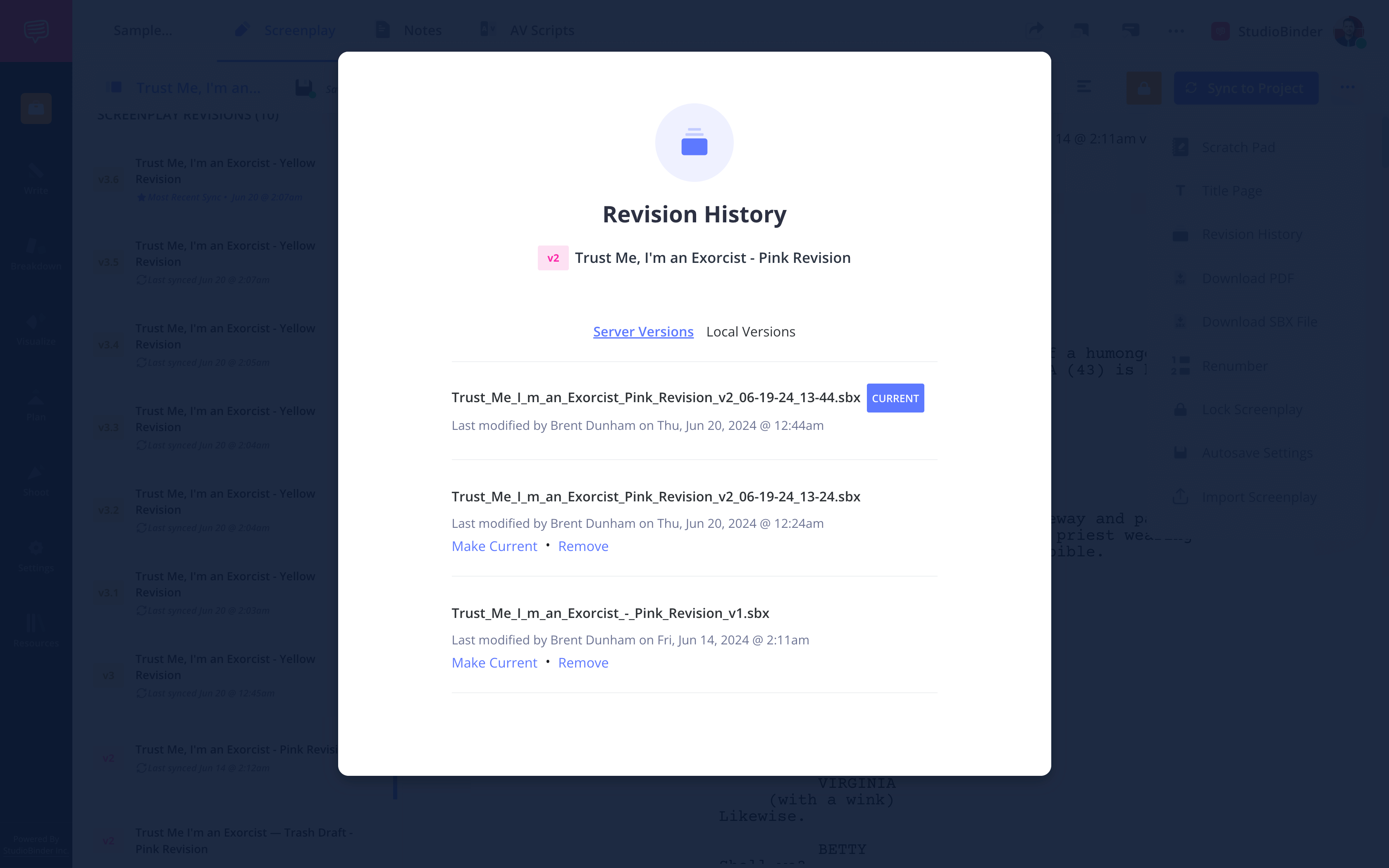 How to Write a Screenplay - Revision History How to Write a Screenplay - Revision History