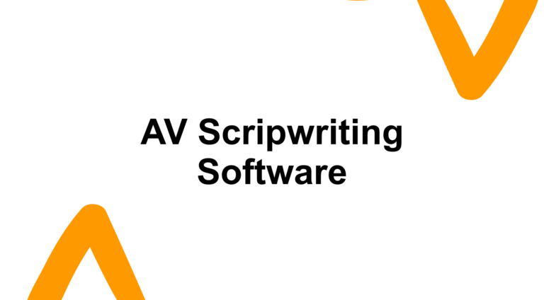 AV Scriptwriting Software Feature Page