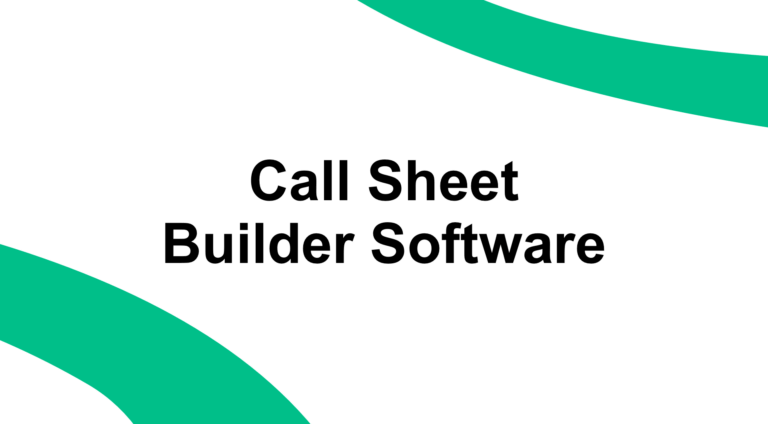 Call Sheet Builder Software Featured Image