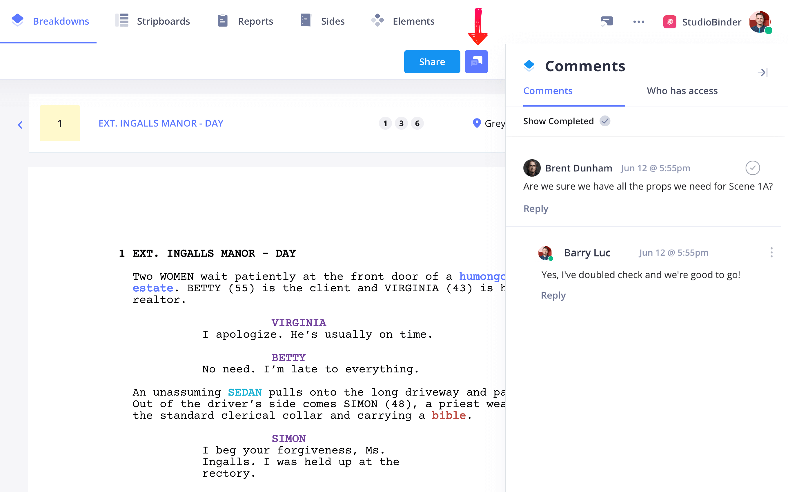 How to Break Down a Script Share your breakdown report