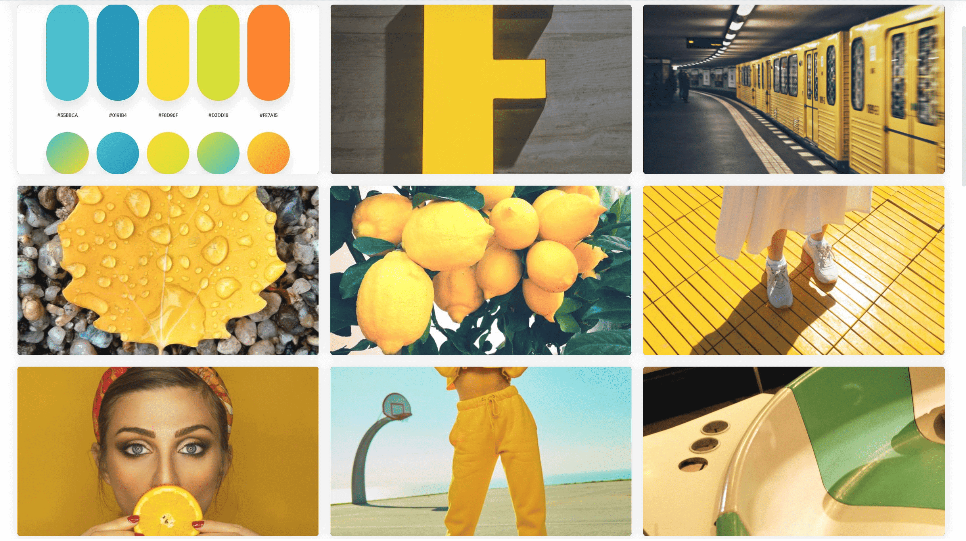 Photography Mood Board Template Mood Board Composition