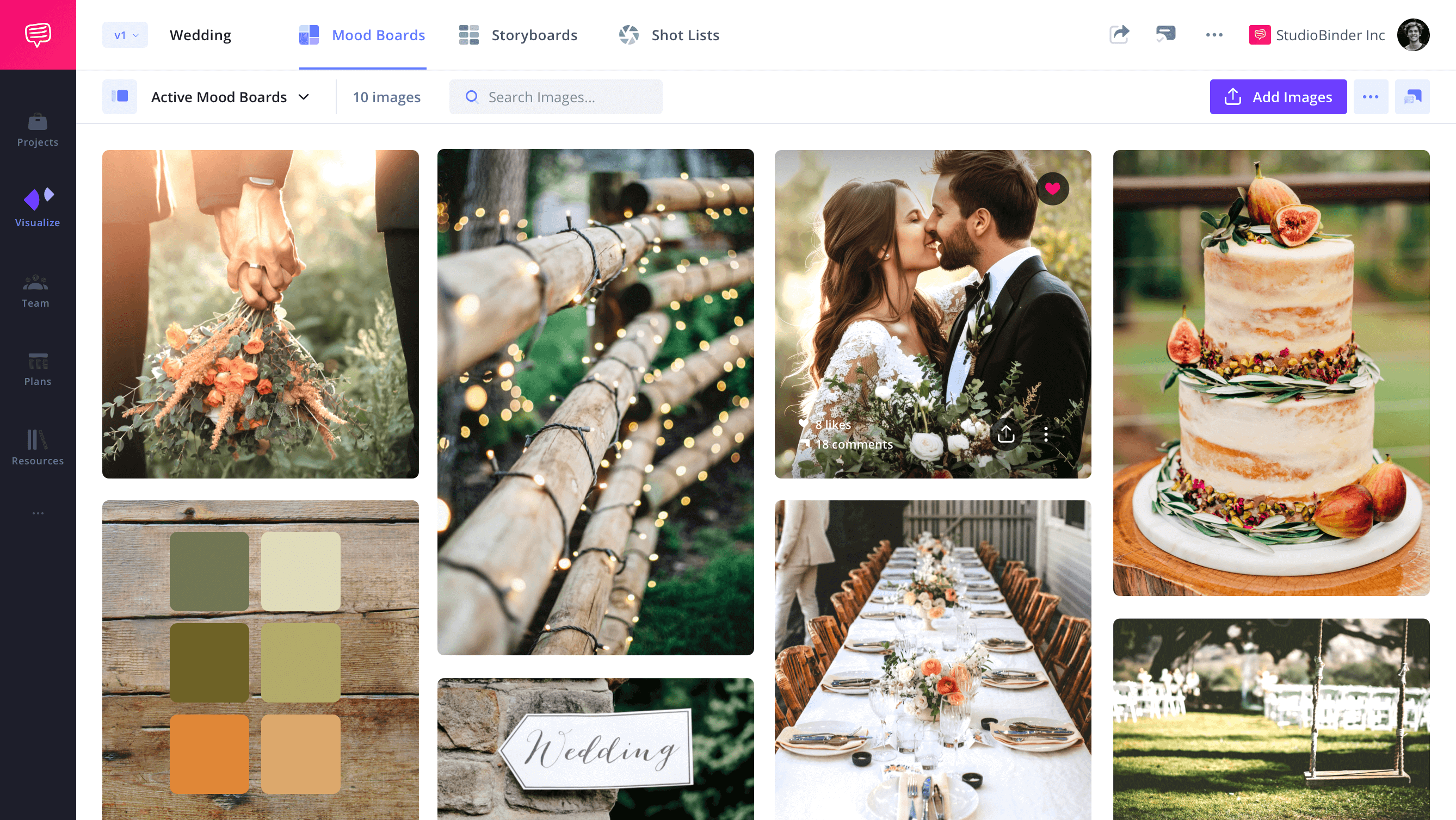 Wedding Mood Board Template