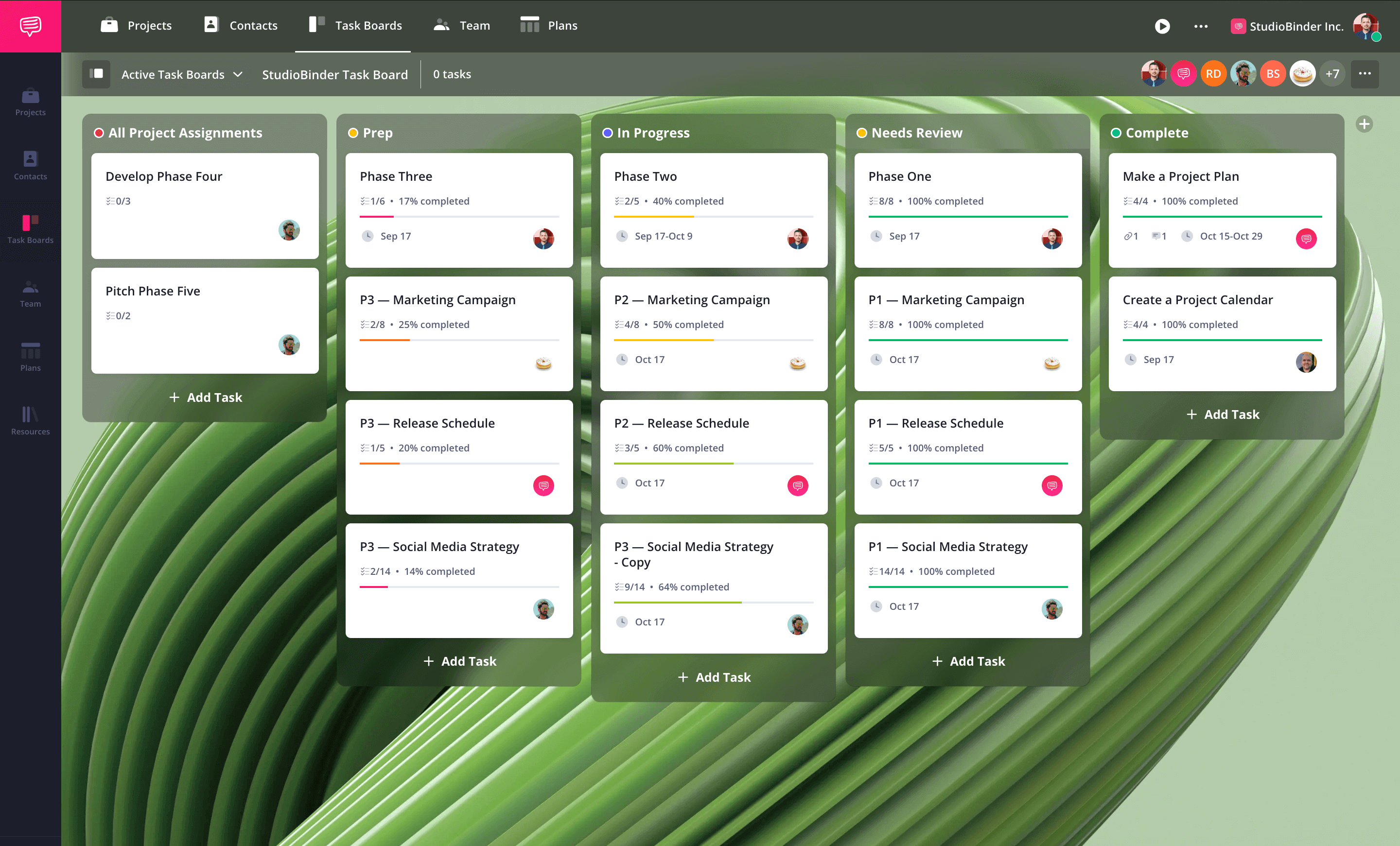 Kanban Board Template StudioBinder Task Board Management Software