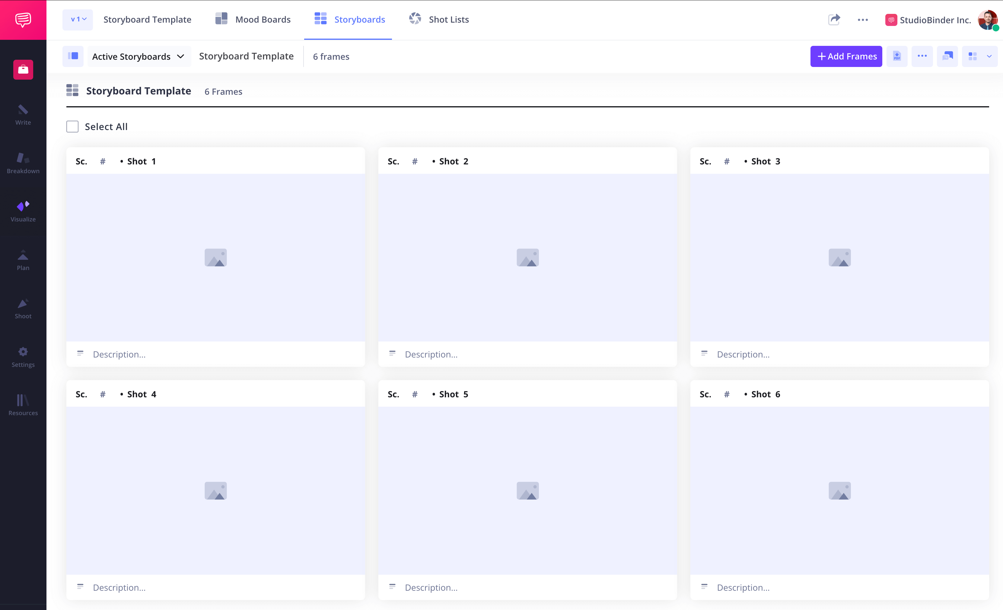 Storyboard Template Choose your storyboard layout