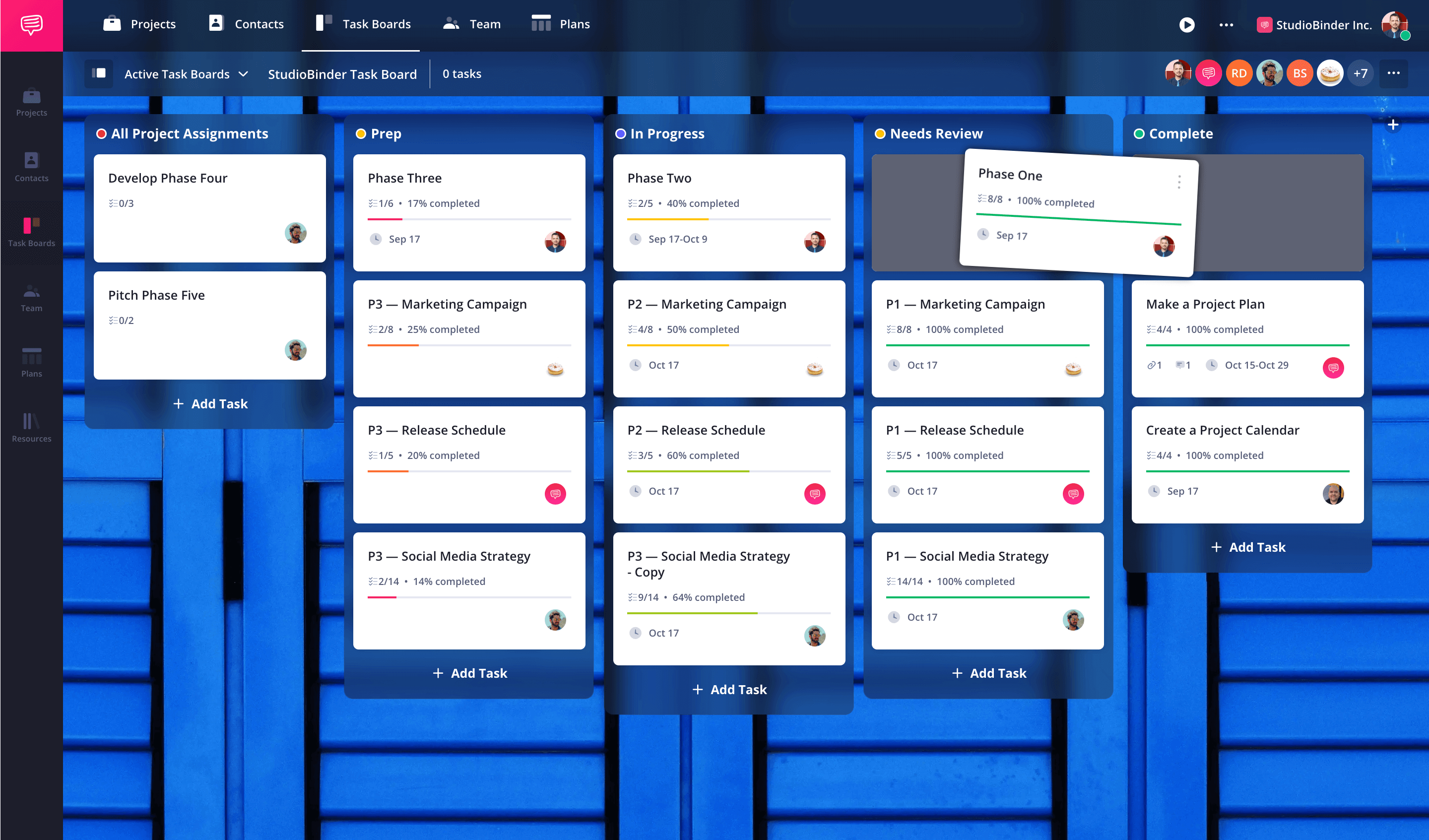 Task Board Template Move your task to the next column