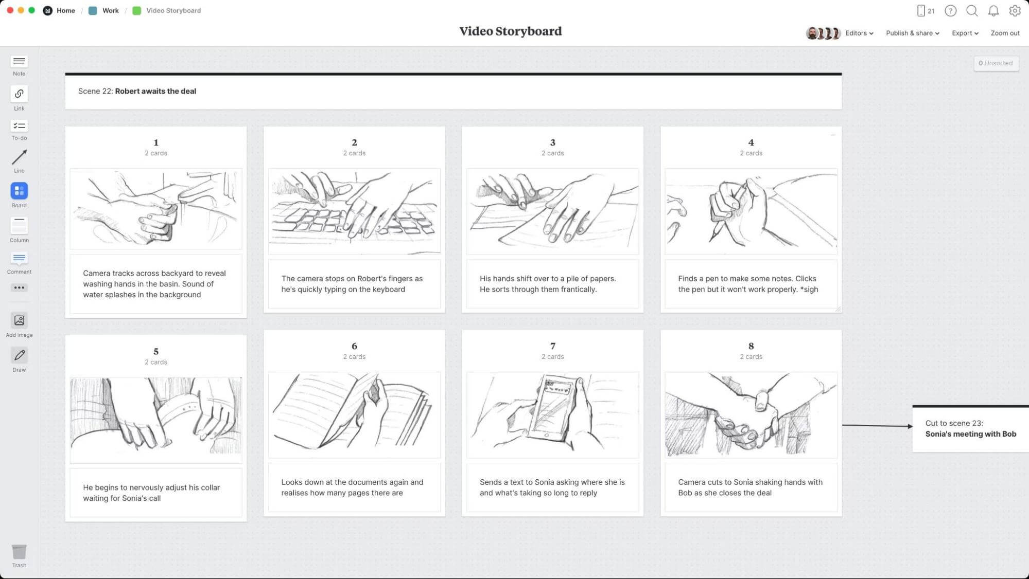 Best Storyboarding Software Milanote