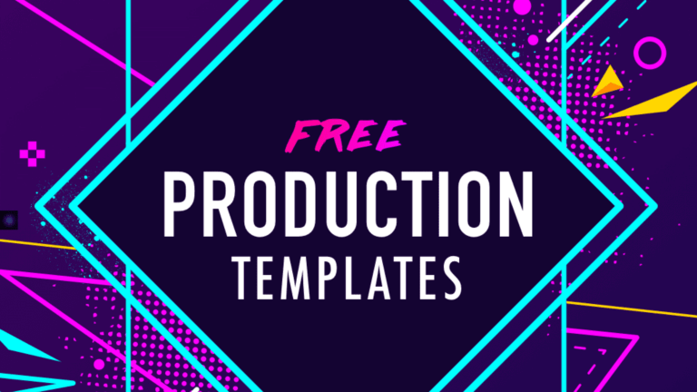 Film Production Templates