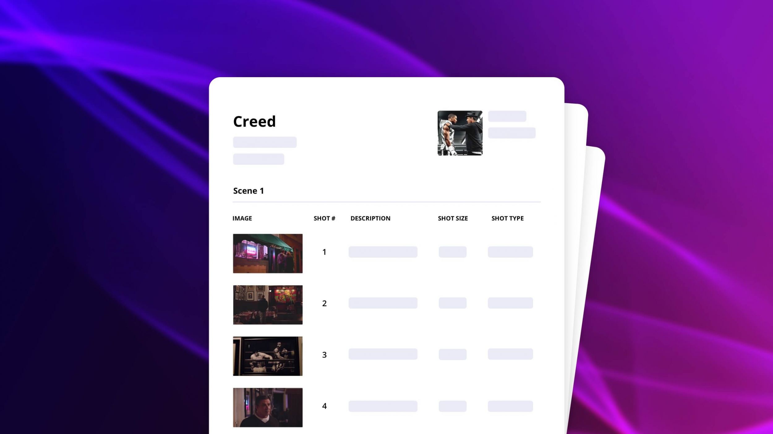How to Create a Shot List Like ‘Creed’ StudioBinder
