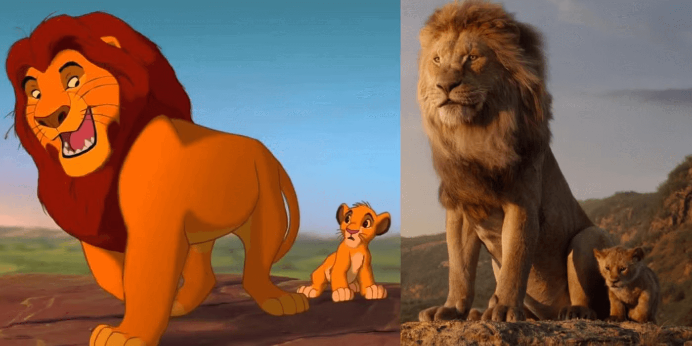 What is Live Action Movie Lion King Live Action vs Animation