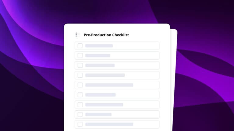 The Ultimate Pre Production Checklist StudioBinder