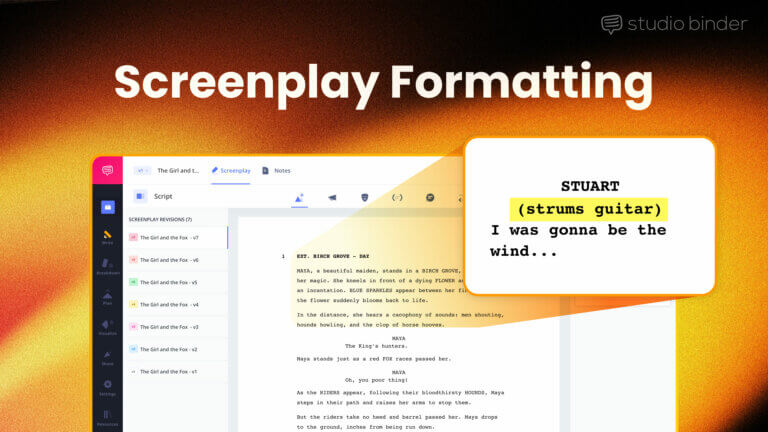 Free Video Course How to Format a Screenplay StudioBinder Tutorials