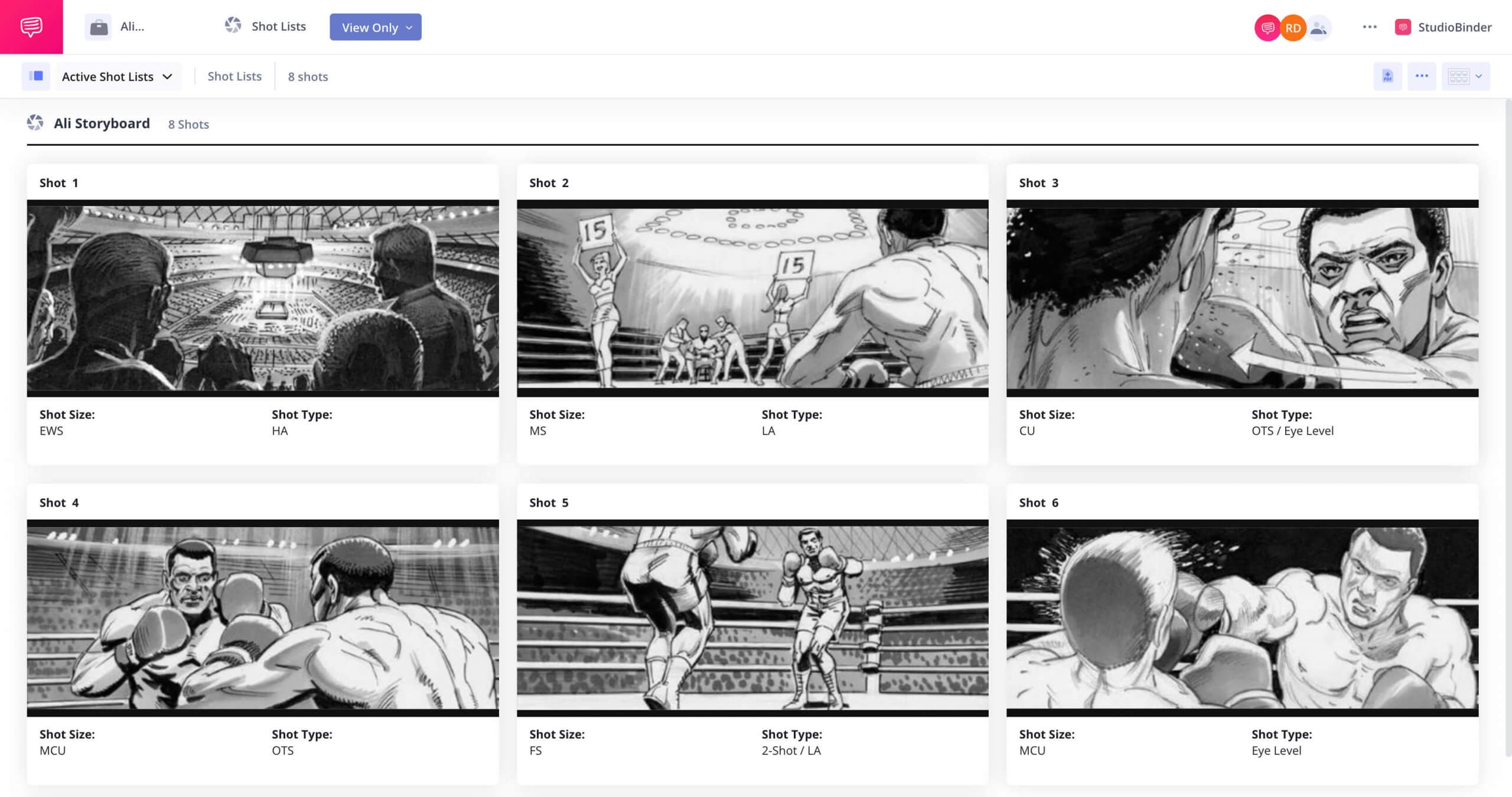 Storyboard Examples Ali Storyboard StudioBinder Storyboarding Software