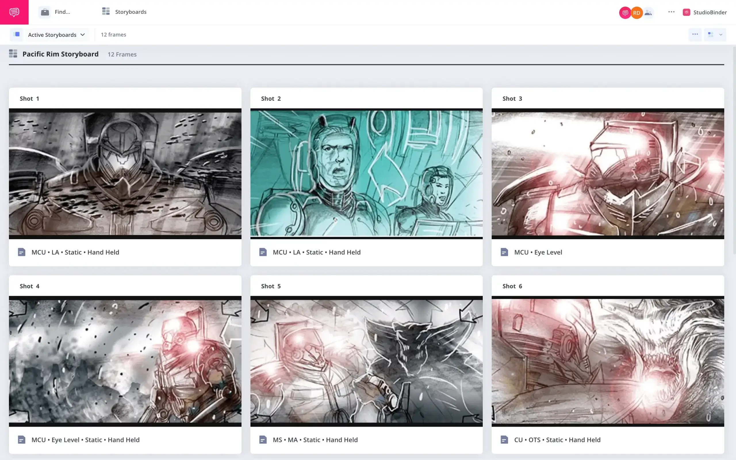 Websites to Find Storyboard Artist Pacific Rim Storyboard StudioBinder Storyboarding Software