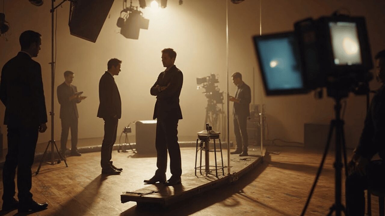 2nd Assistant Director on Film Production Set with Cast and Crew Film Roles StudioBinder