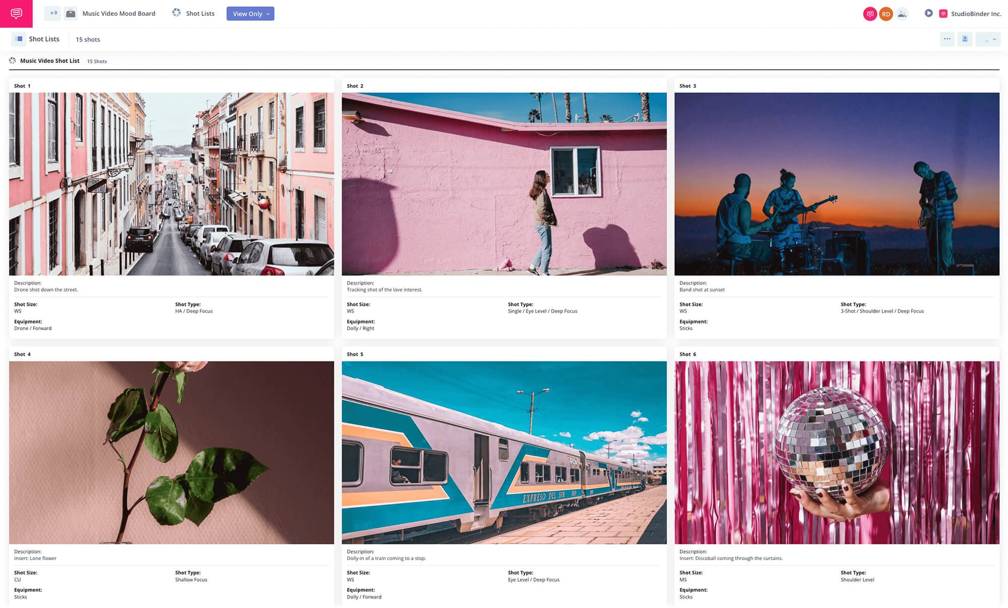 B Roll Shot List Template StudioBinder Shot Listing Software B Roll Shot List Template StudioBinder Shot Listing Software