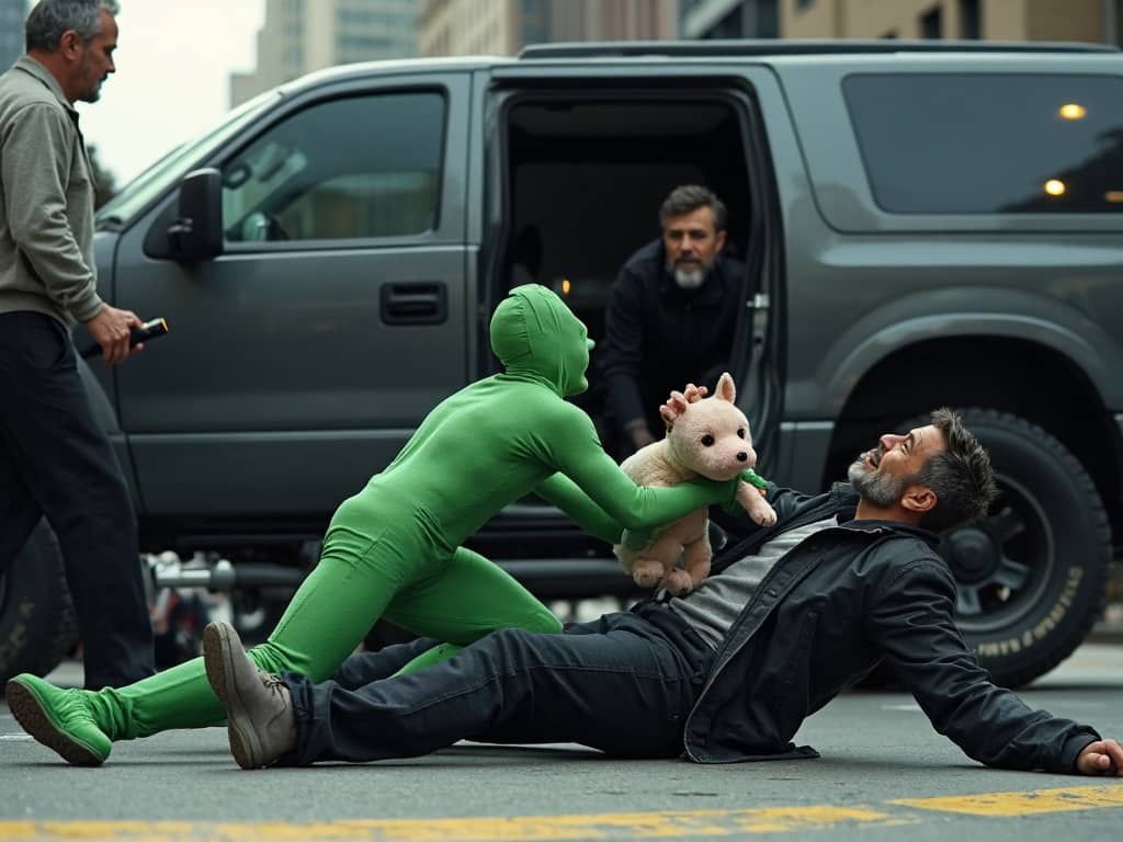 Blue Screen vs Green Screen Green Screen Morph Person Film Set