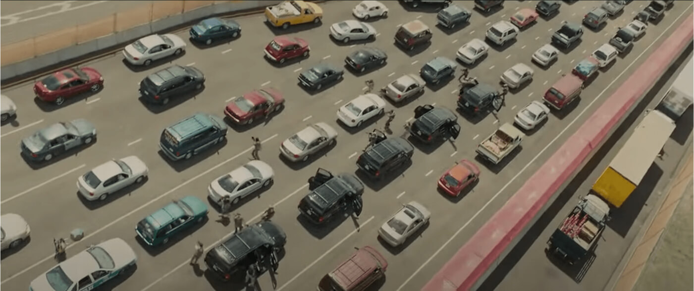 Conflict from above • Sicario border battle scene Conflict from above • Sicario border battle scene