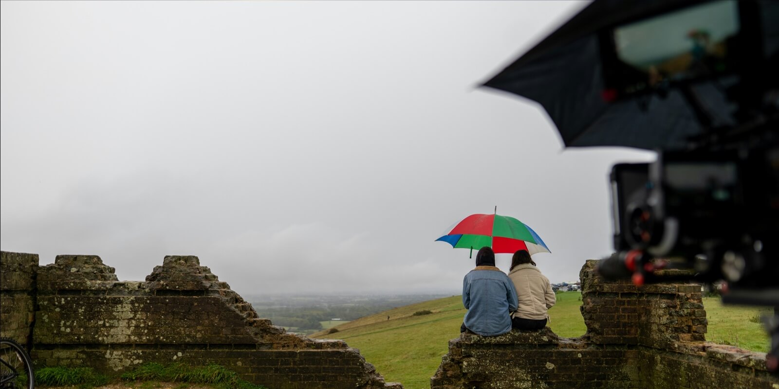 Film Set Rainy Shooting in the Rain