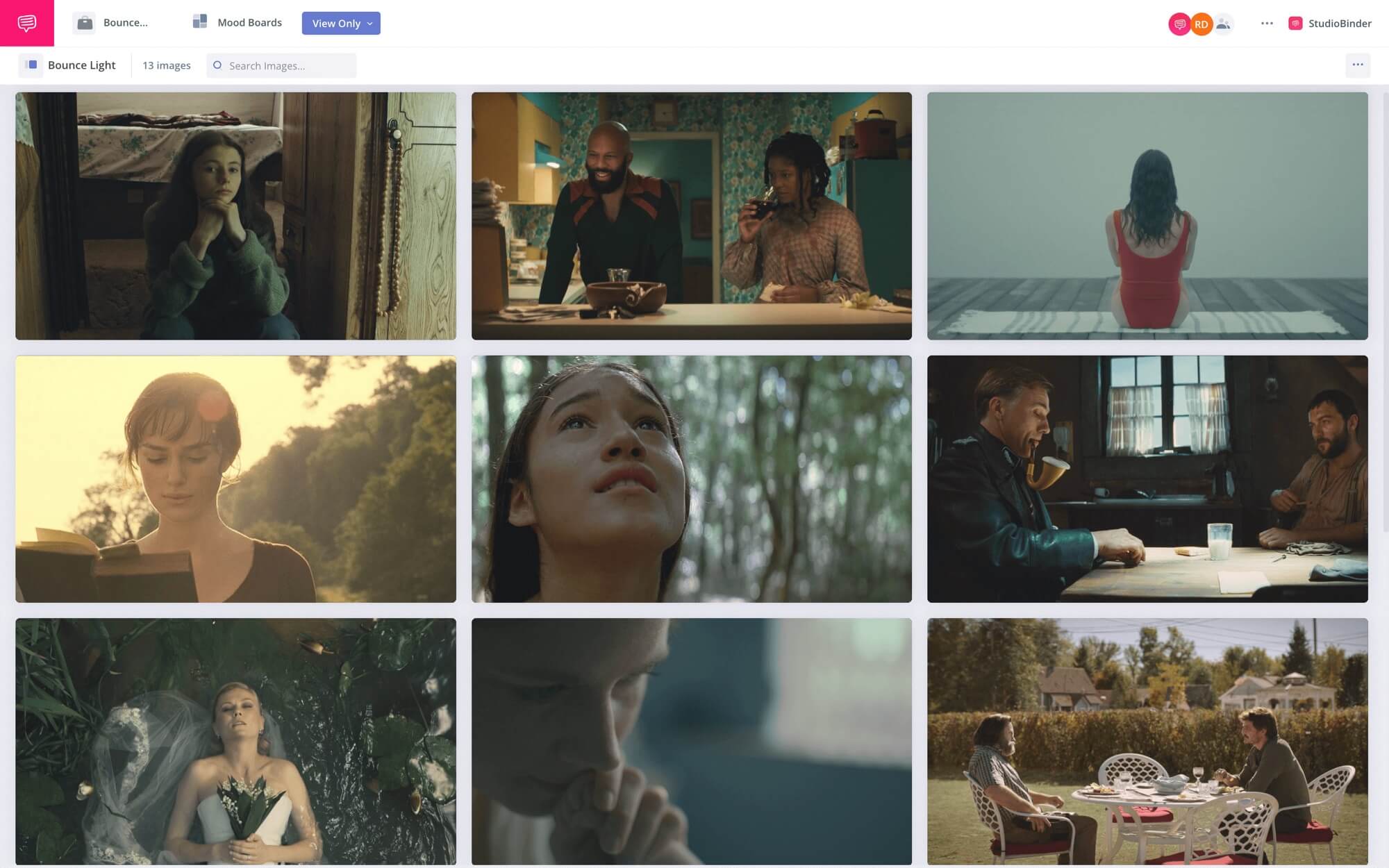 How to Bounce Light Bounce Light Mood Board StudioBinder Mood Boarding Software ()