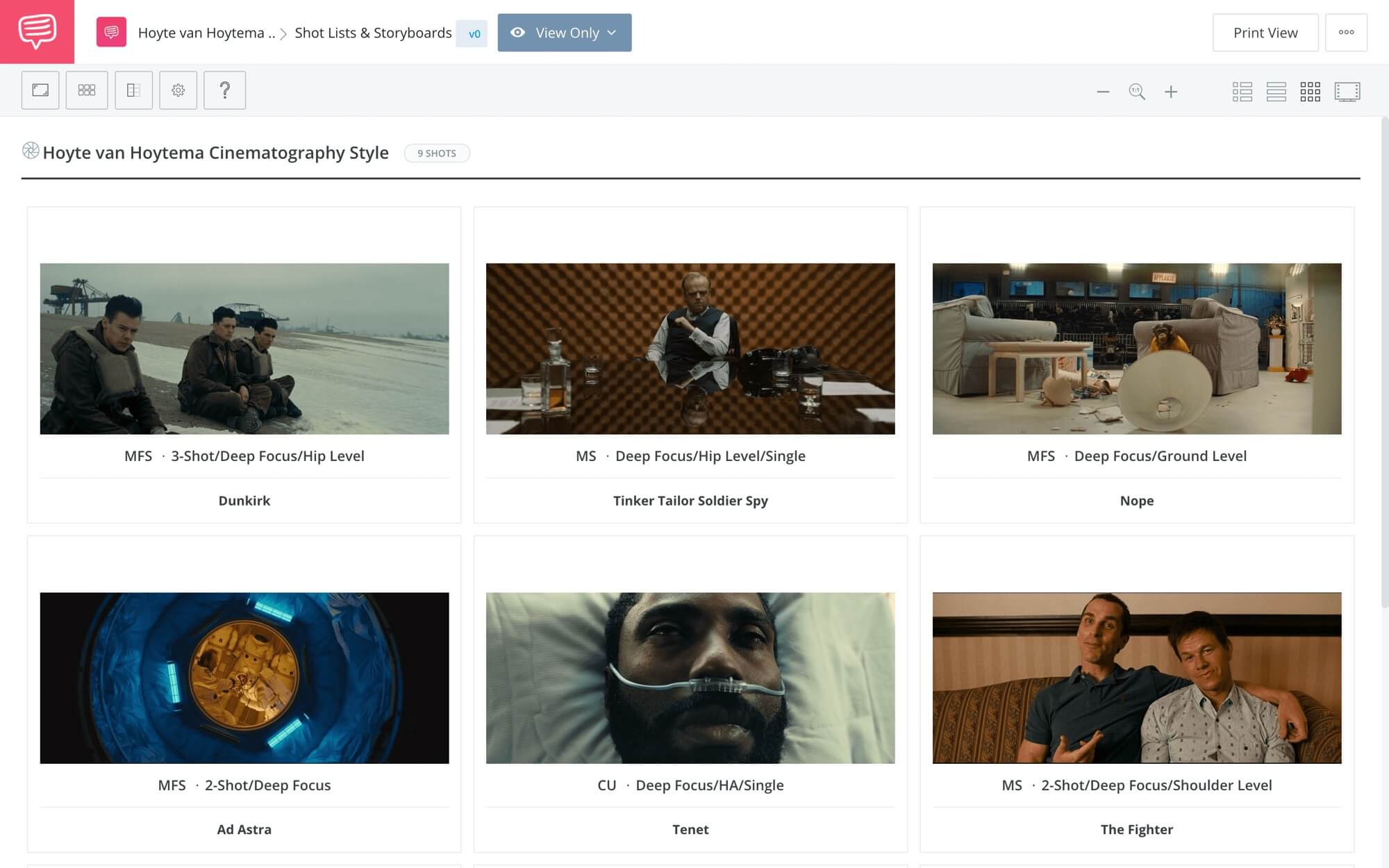 Hoyte Van Hoytema Movies Cinematography Style StudioBinder Shot Listing Software