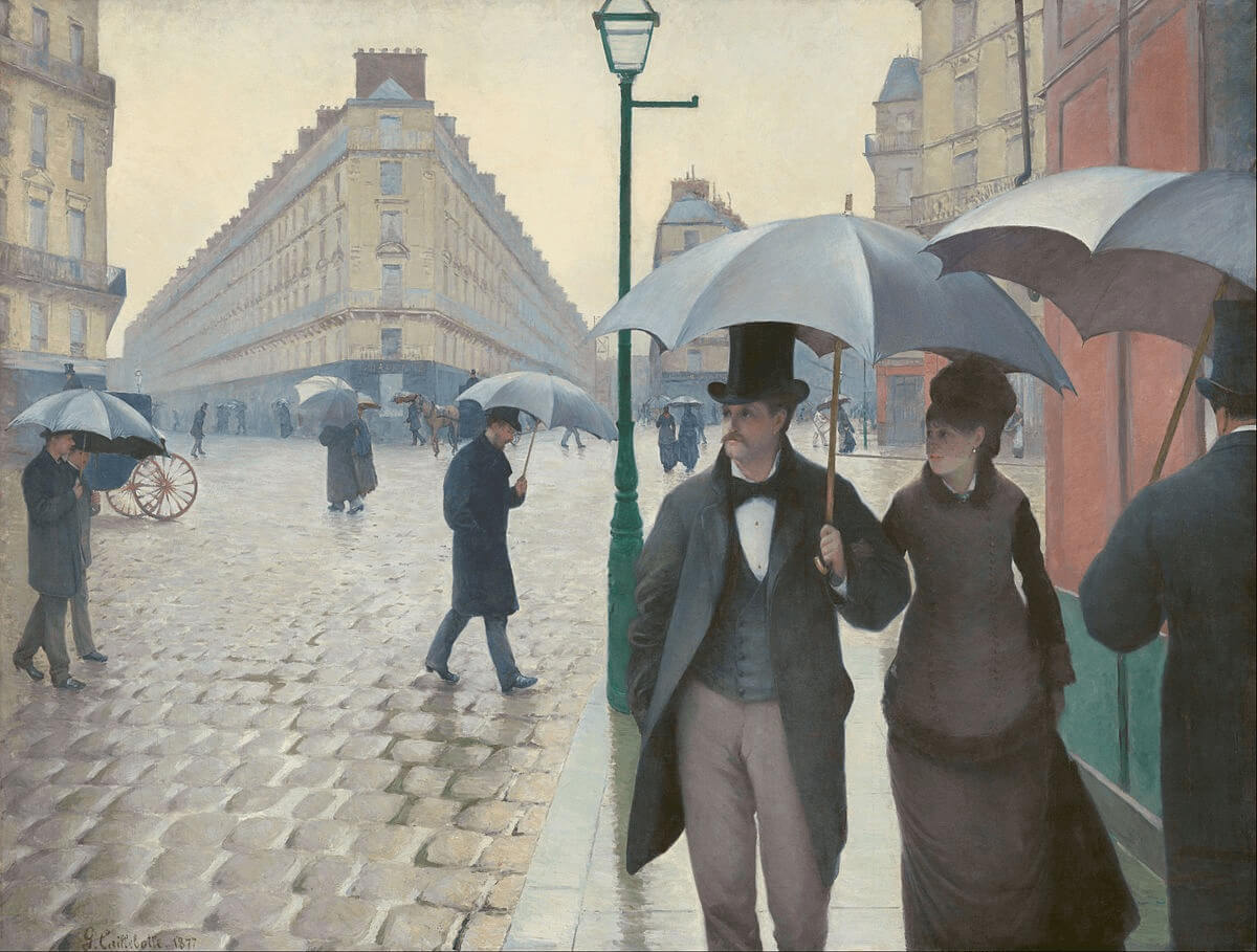 Paris Street Rainy Day by Gustave Caillebotte