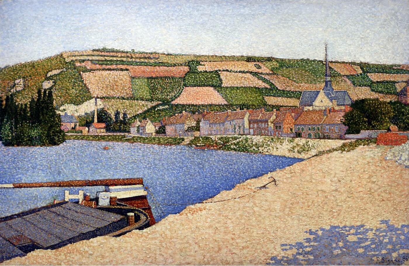 Paul Signac ( ) Les Andelys Côte d’aval (Op ) ()