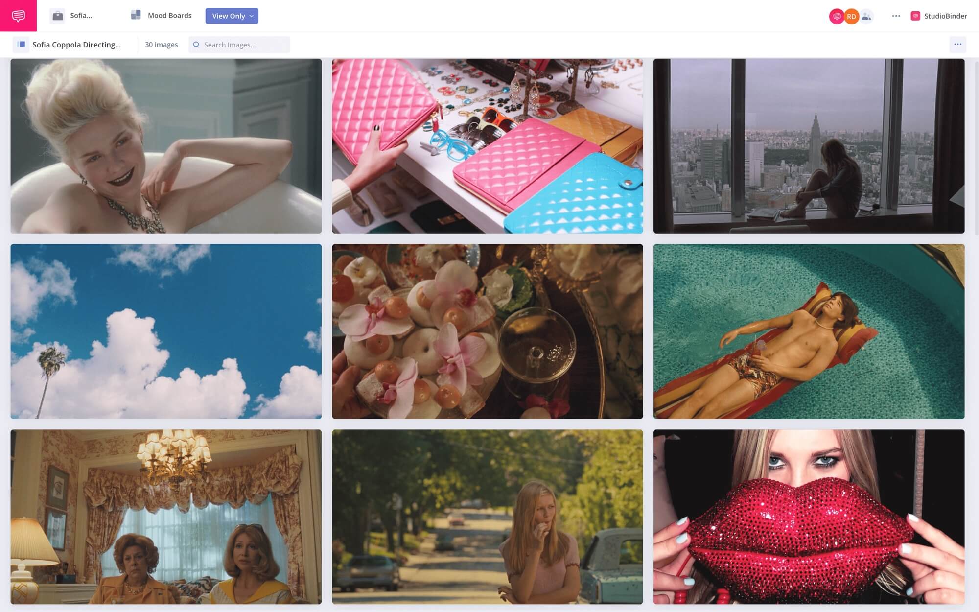 Sofia Coppola Best Movies Ranked Sofia Coppola Moodboard Collection StudioBinder Moodboarding Software