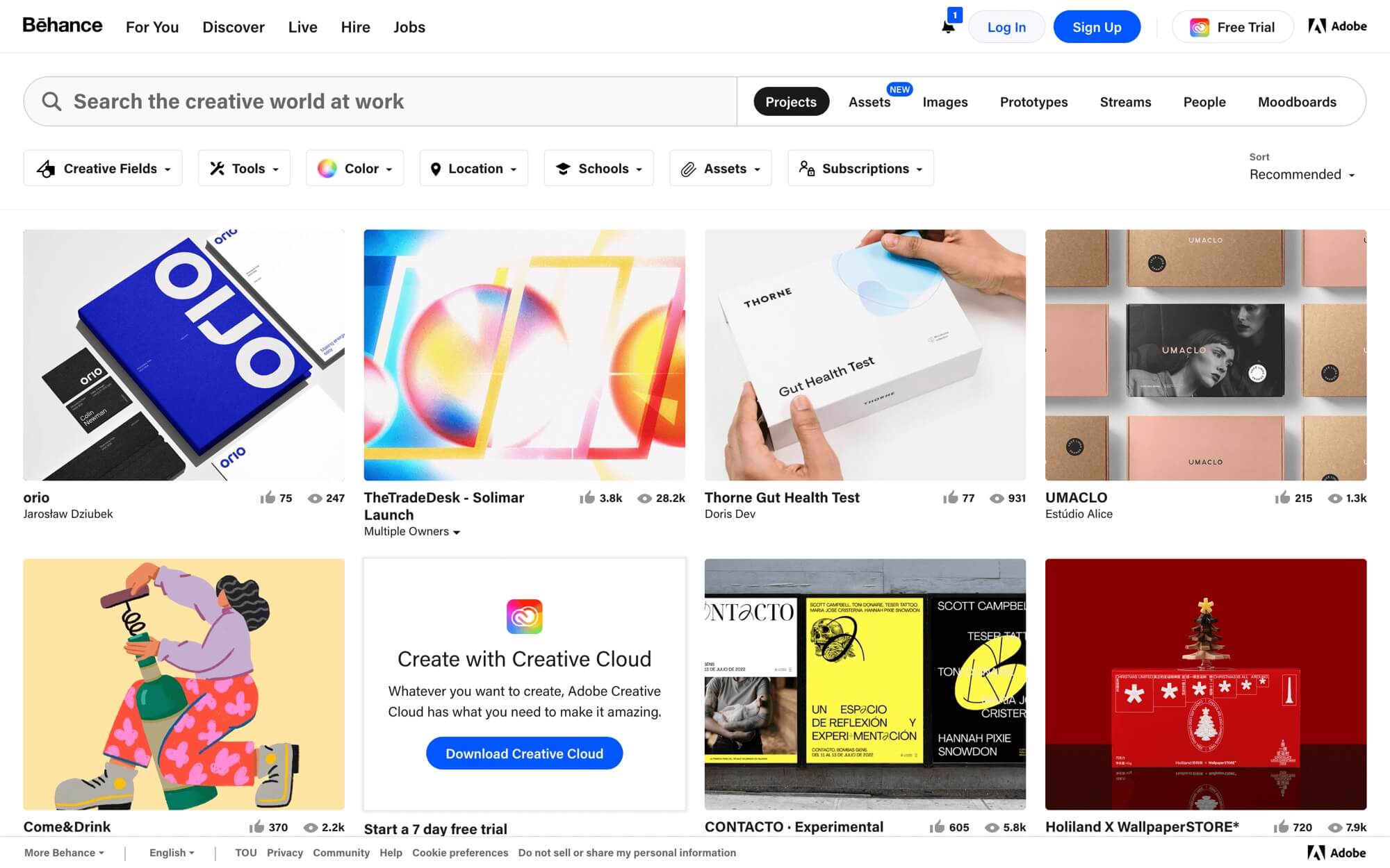 Websites to Find a Storyboard Artist Behance