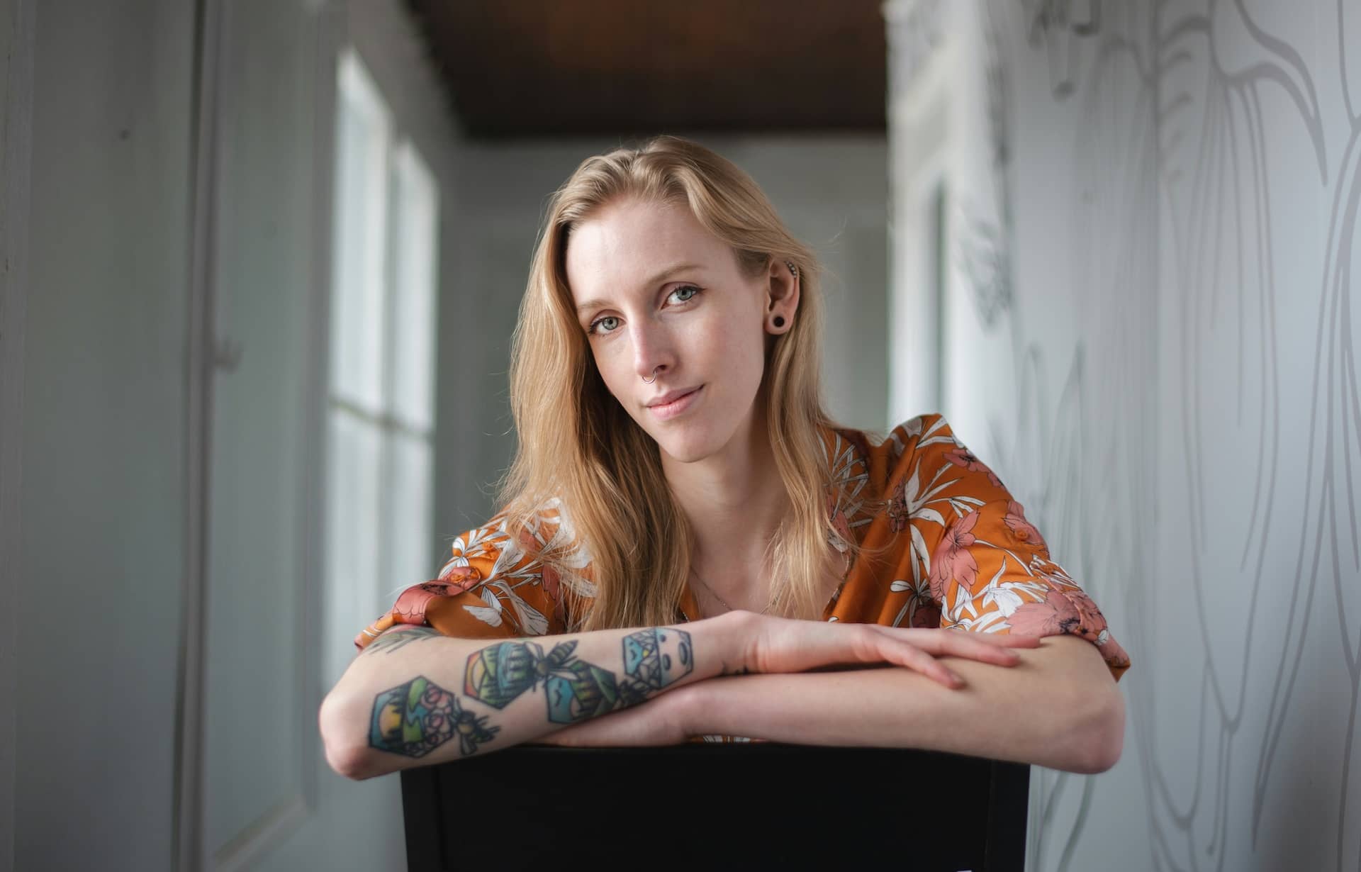 What is Editorial Photography Portrait Photography of Woman with Tattoos
