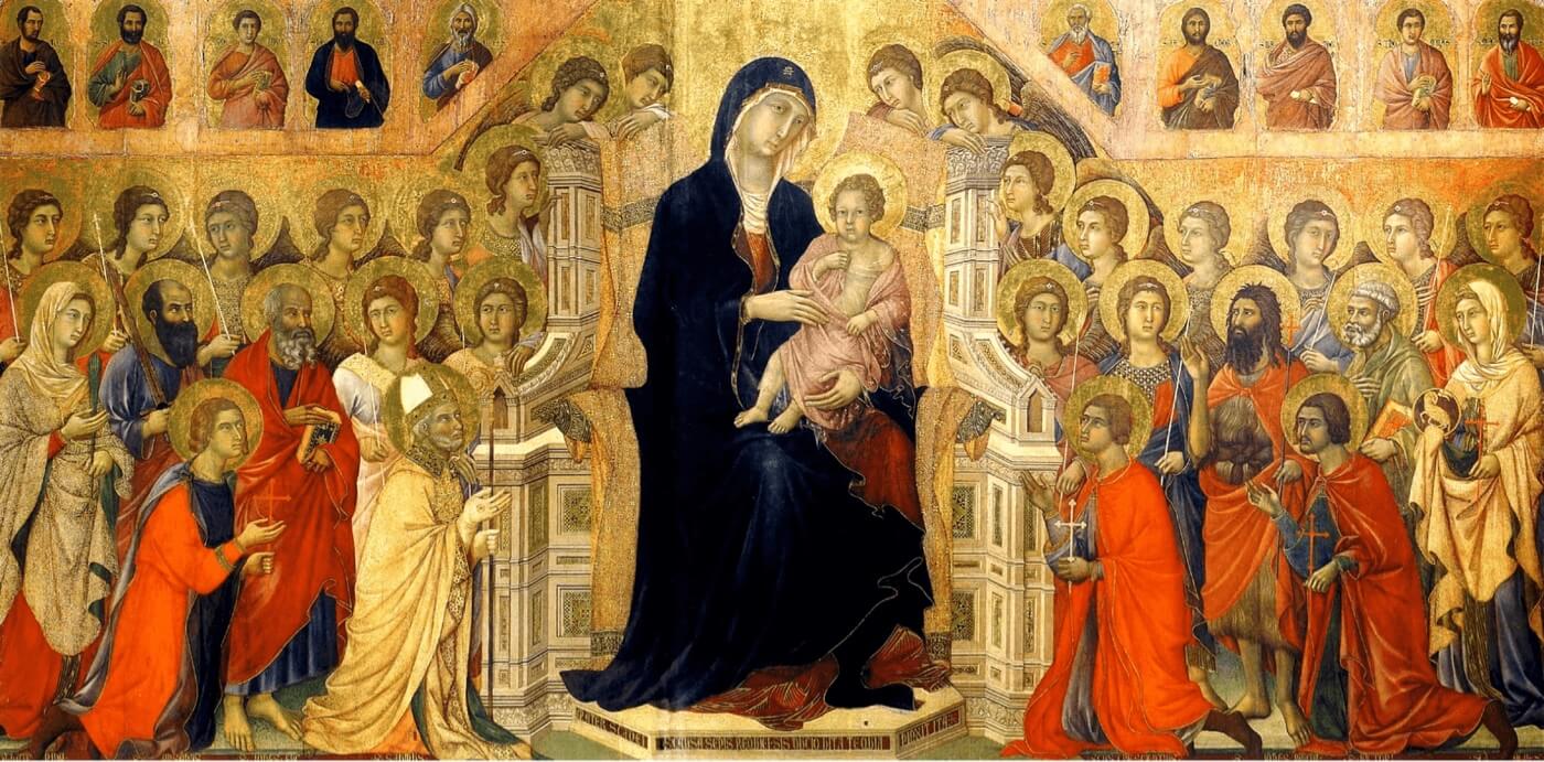 What is Proportion in Art Proportion in Art Examples Maesta of Duccio Siena Italy ()