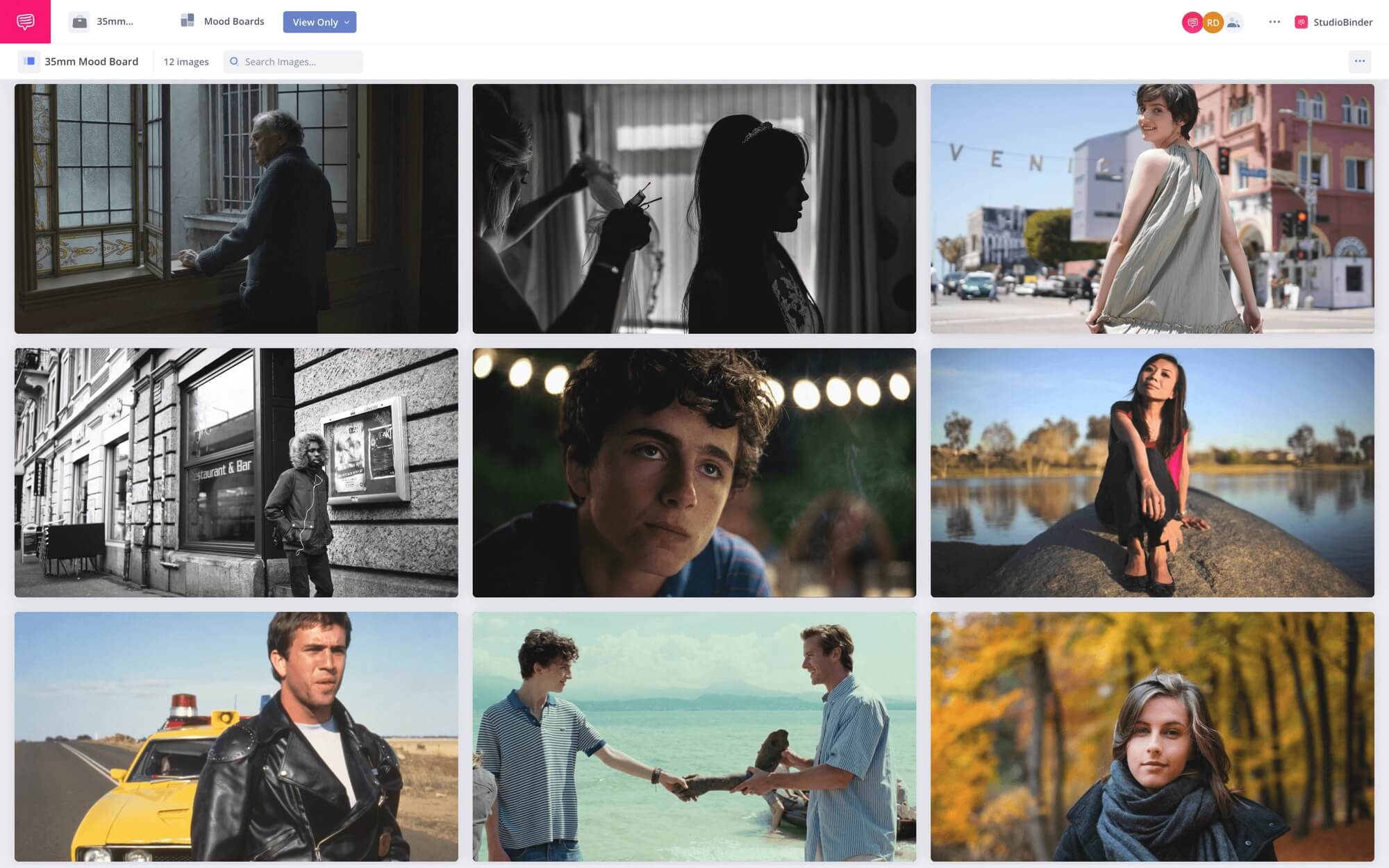What is a mm Lens Good For mm Lens Mood Board Example StudioBinder Mood Boarding Software ()
