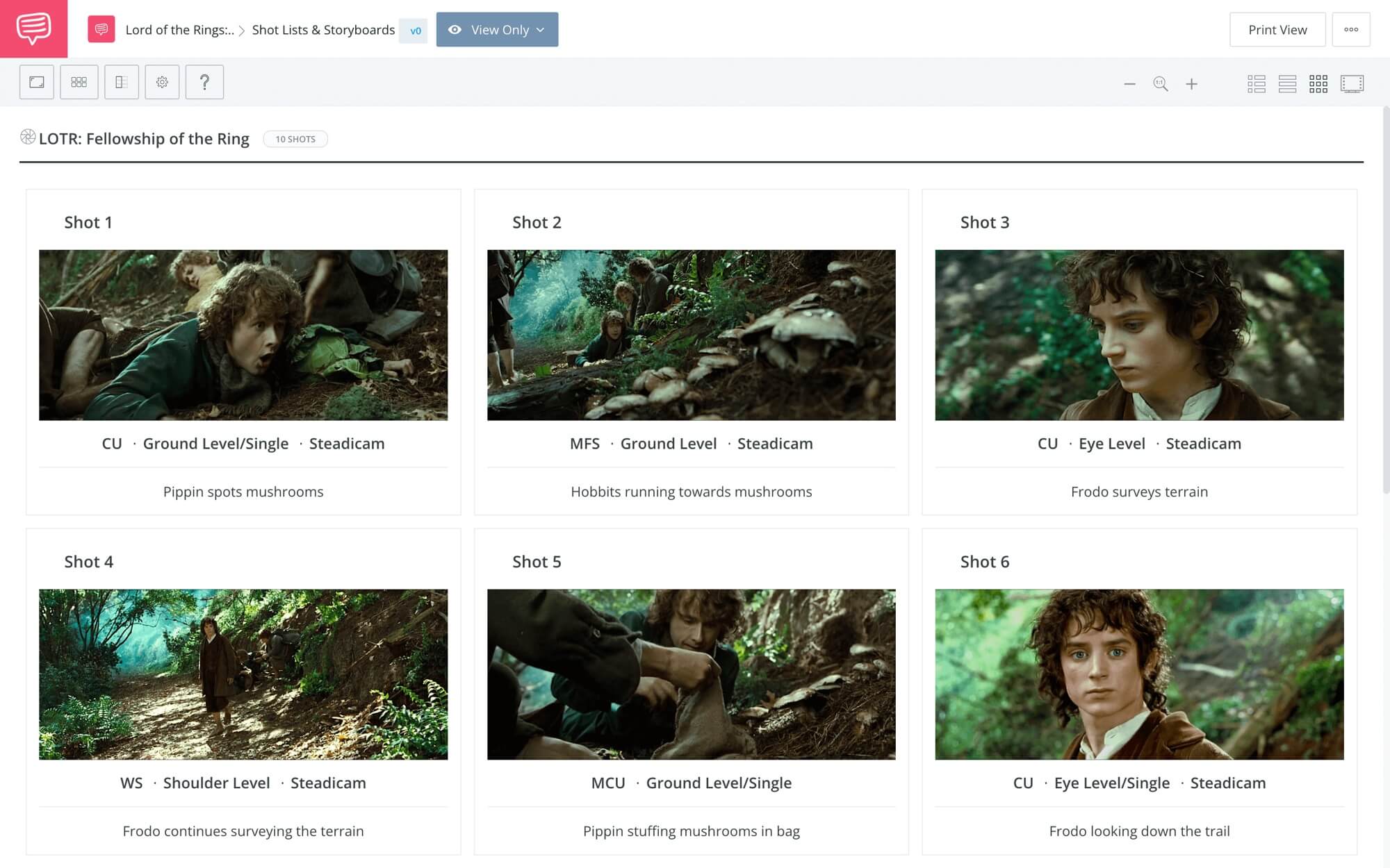 What is a Dolly Zoom Lord of the Ring Fellowship of the Ring Dolly Zoom Scene StudioBinder Shot Listing Software