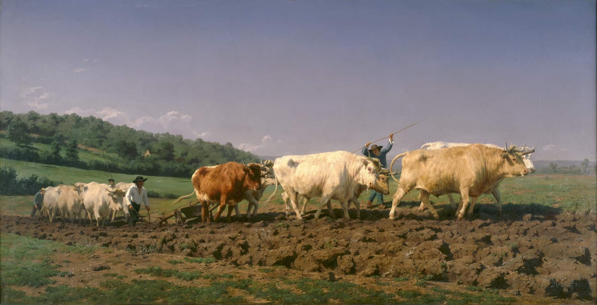 Define Realism in Art The Ploughing in the Nivernais Rosa Bonheur