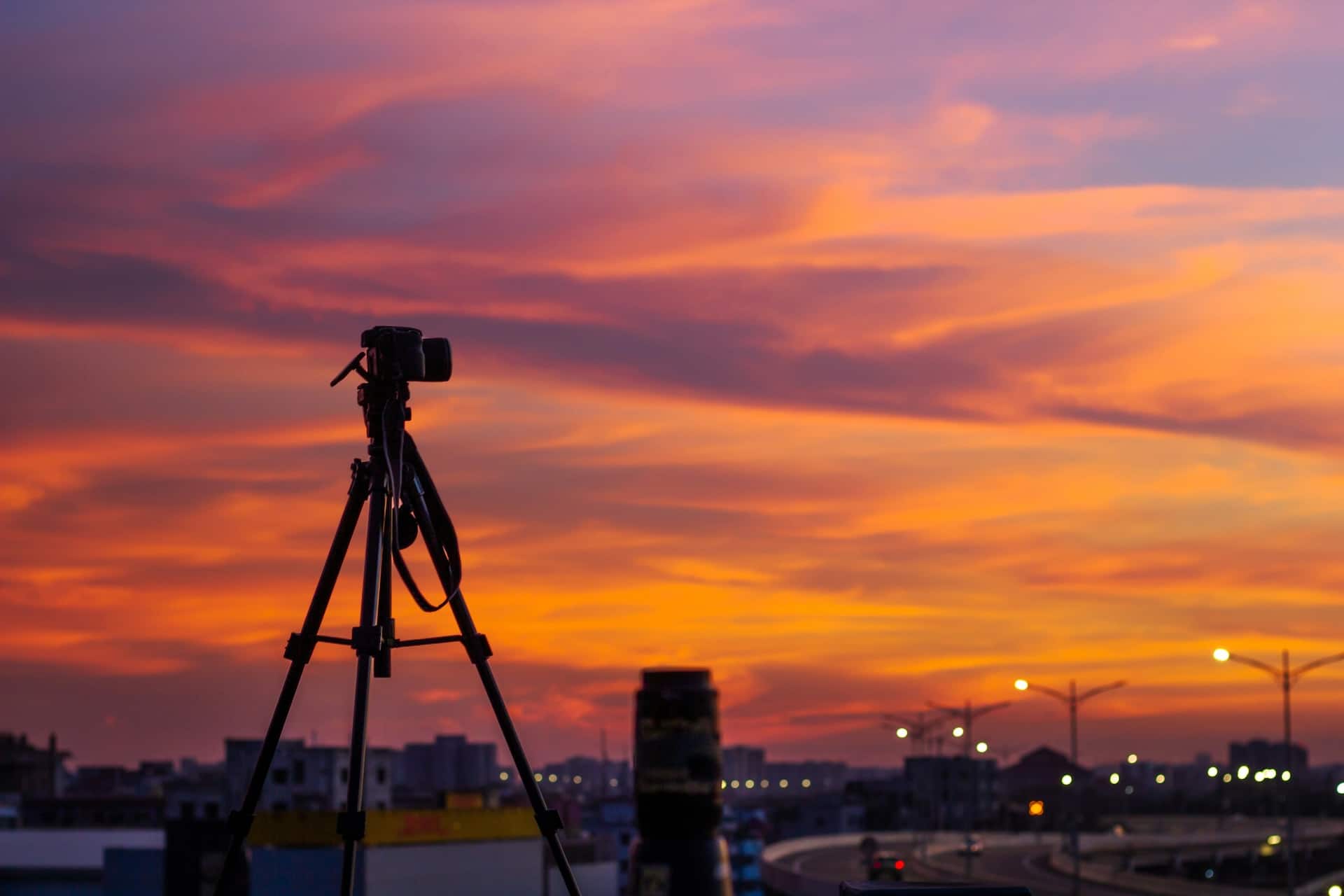 How to take sunset photos with a tripod