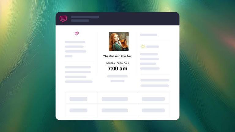 Setting up a Call Sheet for Success in StudioBinder