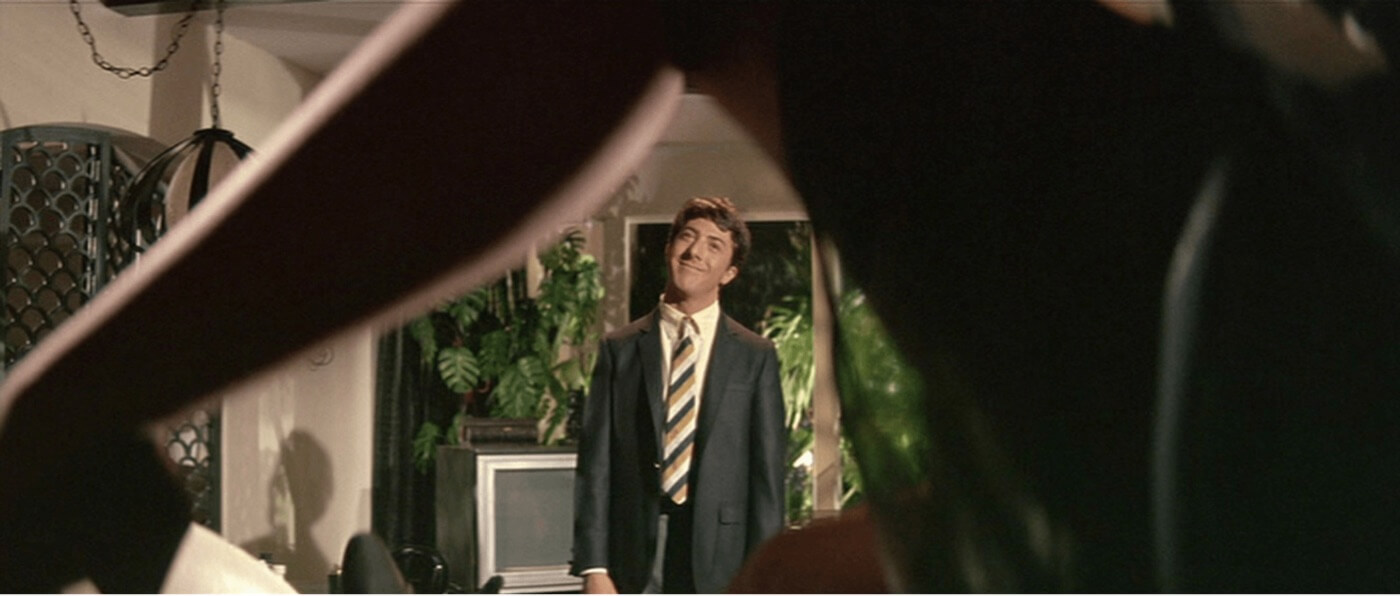The Graduate framing examples in film