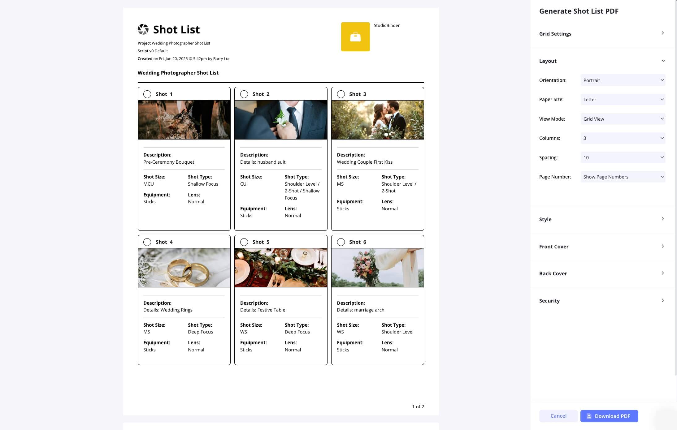 Wedding Shot List Template Print customizable PDFs Wedding Shot List Template Print customizable PDFs