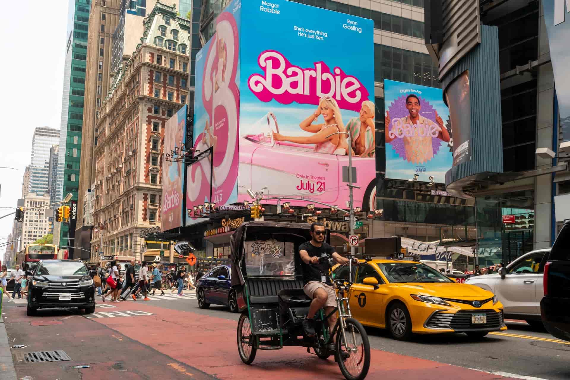 What Is Film Distribution Barbie Billboard Time Square