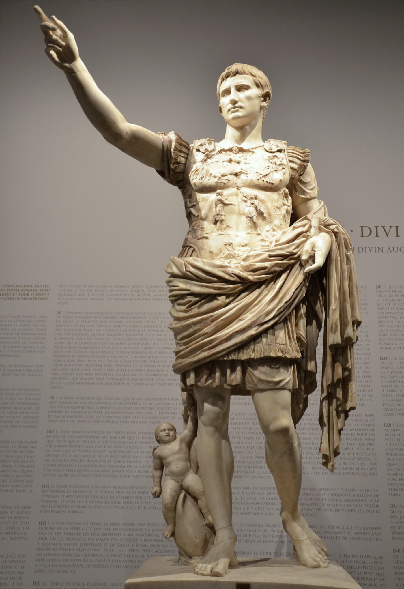 What is Classicism Art Augustus of Prima Porta by Artists Unknown