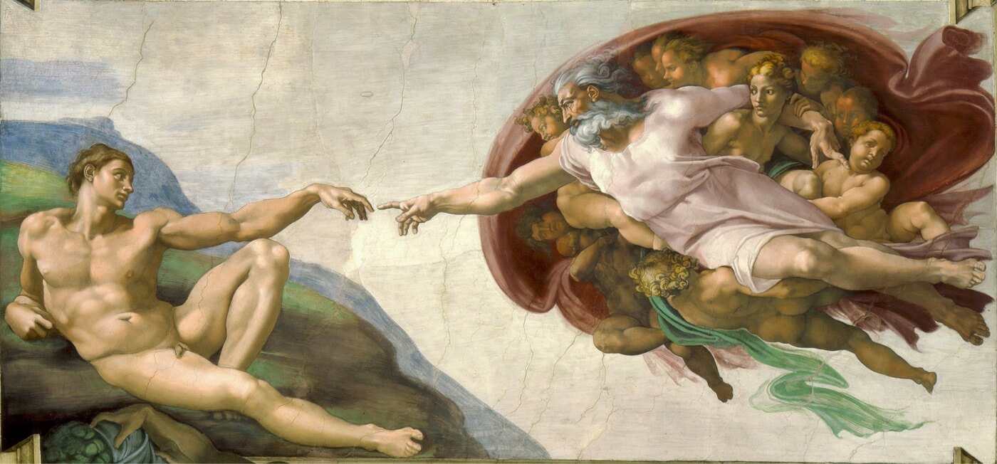 What is Classicism Art The Creation of Adam by Michelangelo
