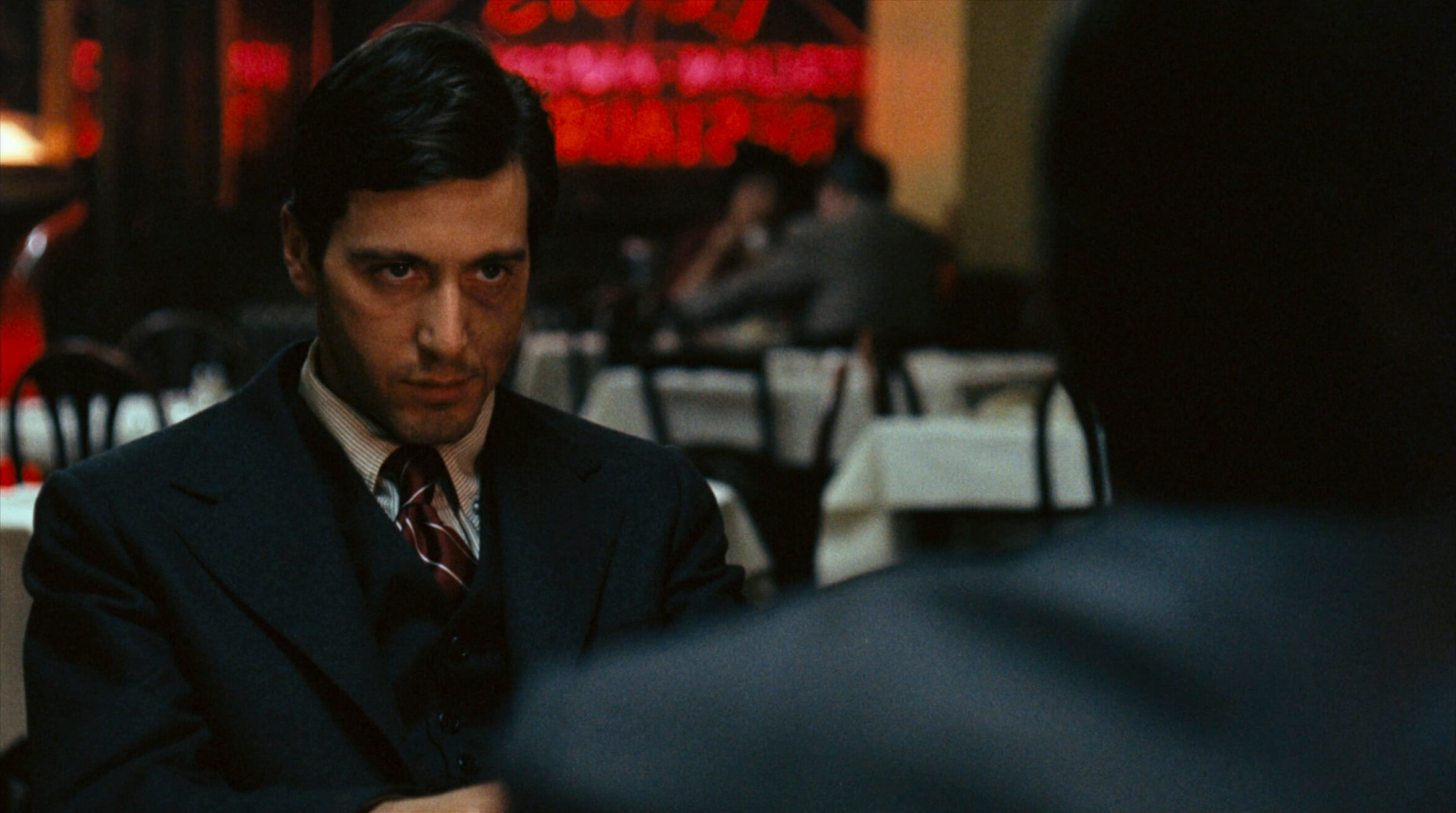 Over the Shoulder Shot The Godfather