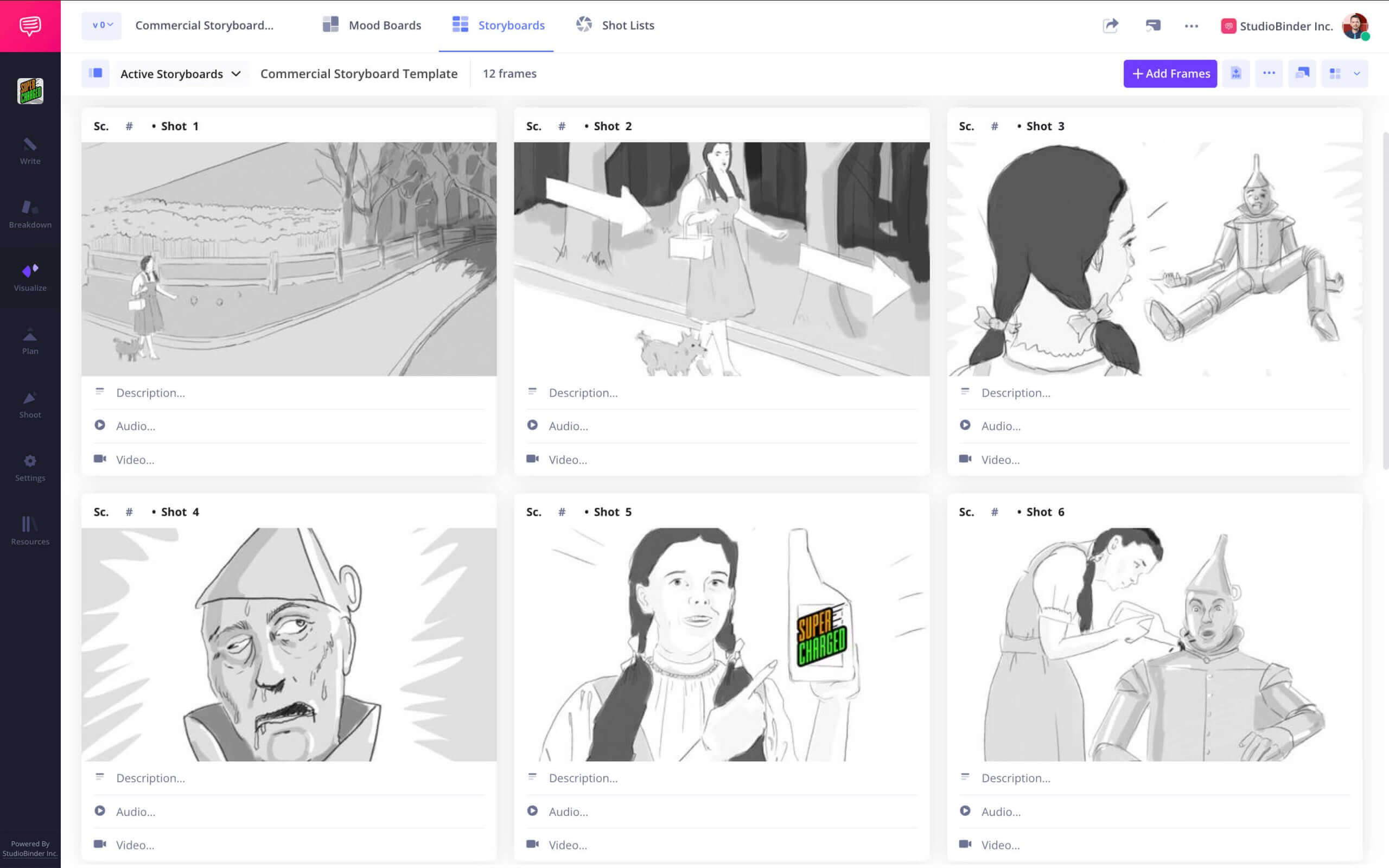 Storyboarding Tools Script to Storyboard StudioBinder