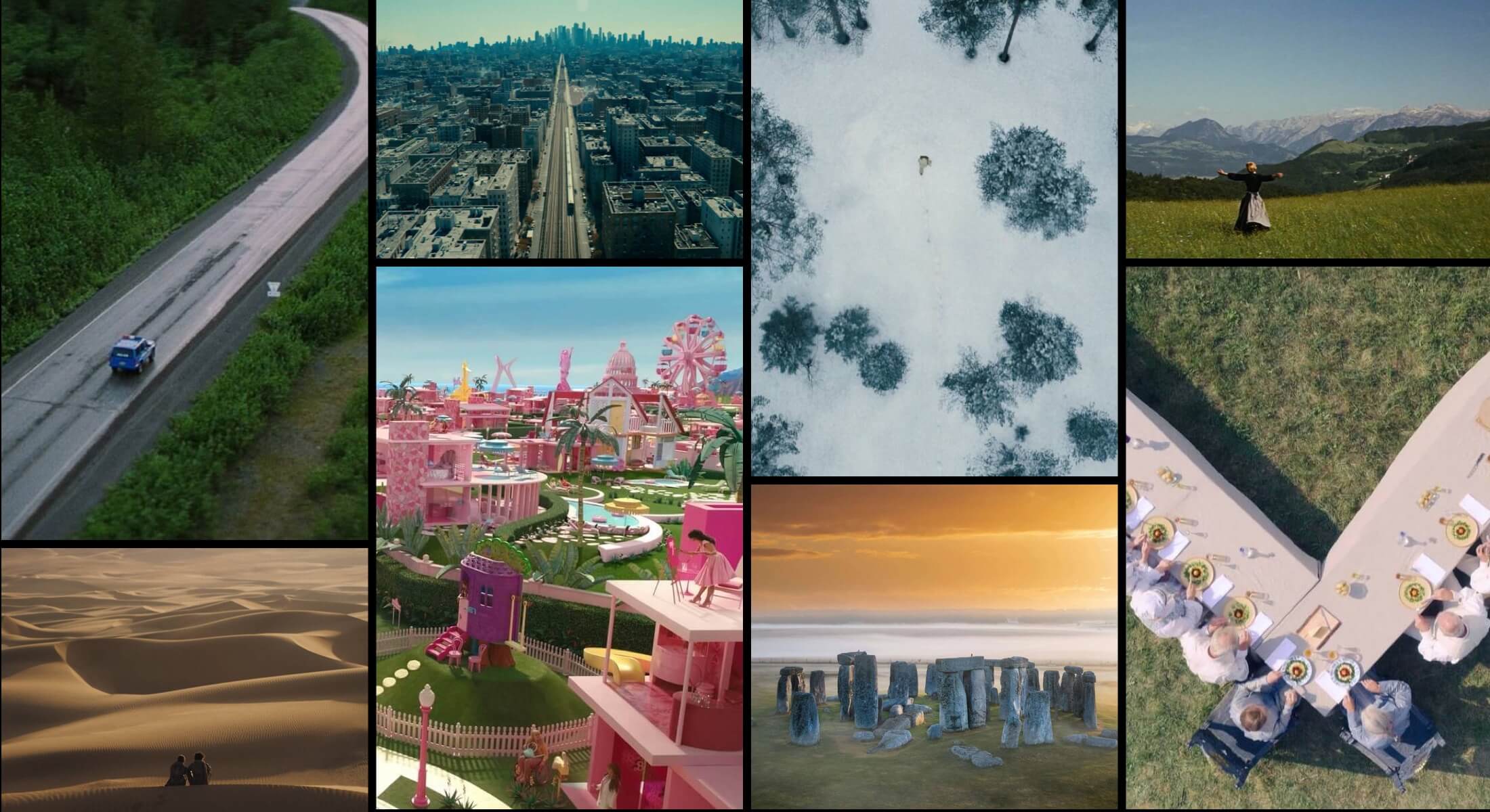 Aerial Shot Mood Board