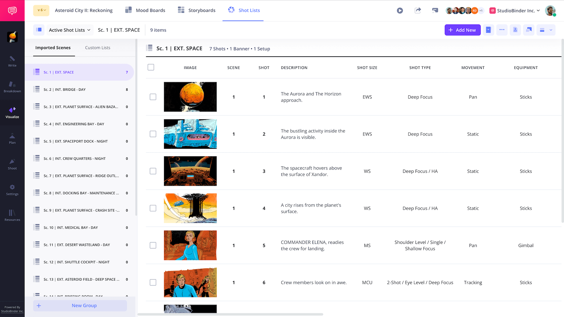 Film Shot List Template Excel Word Google Sheets View Movie Shot List Example and Samples StudioBinder