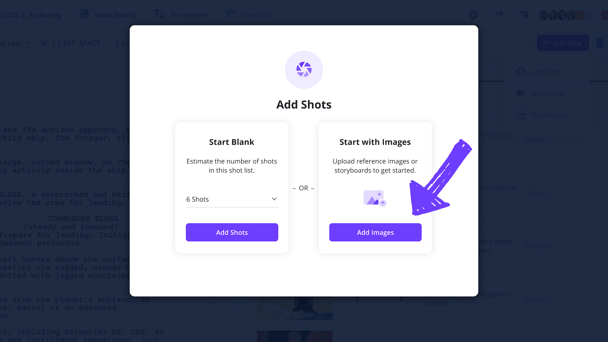 Film Shot List Template Start with Visual Reference Images StudioBinder