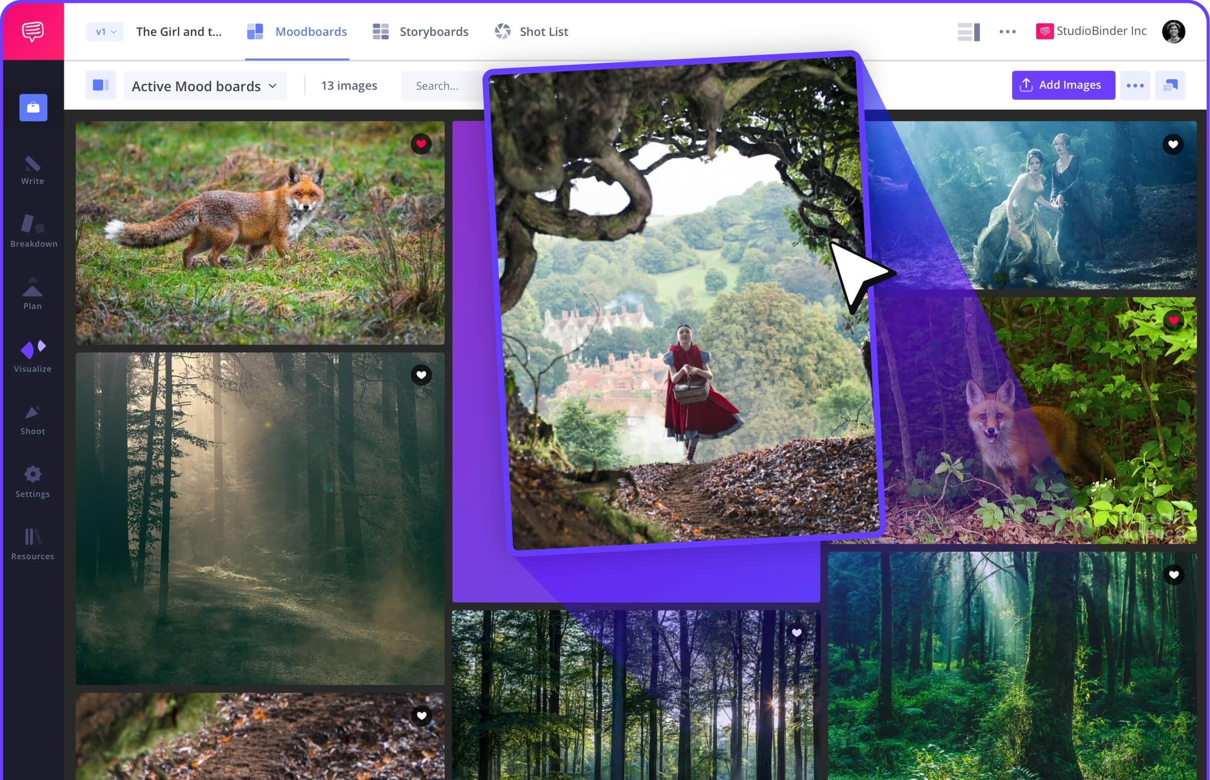 Mood Board Creator How to Create a Mood Board with StudioBinder's Mood Board Maker