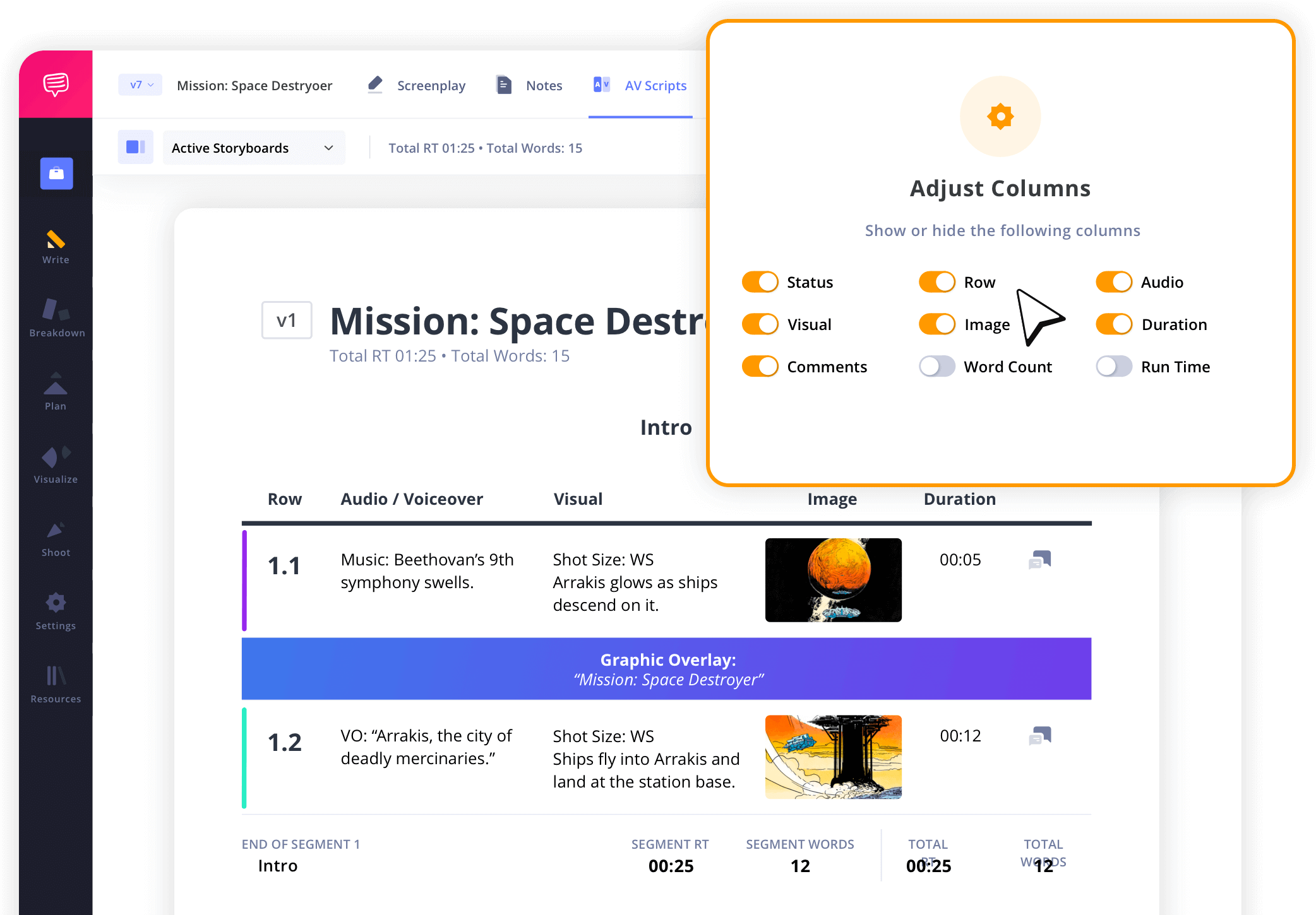 Script Generator AV Script Writing Software Customize Layout StudioBinder Script Generator AV Script Writing Software Customize Layout StudioBinder