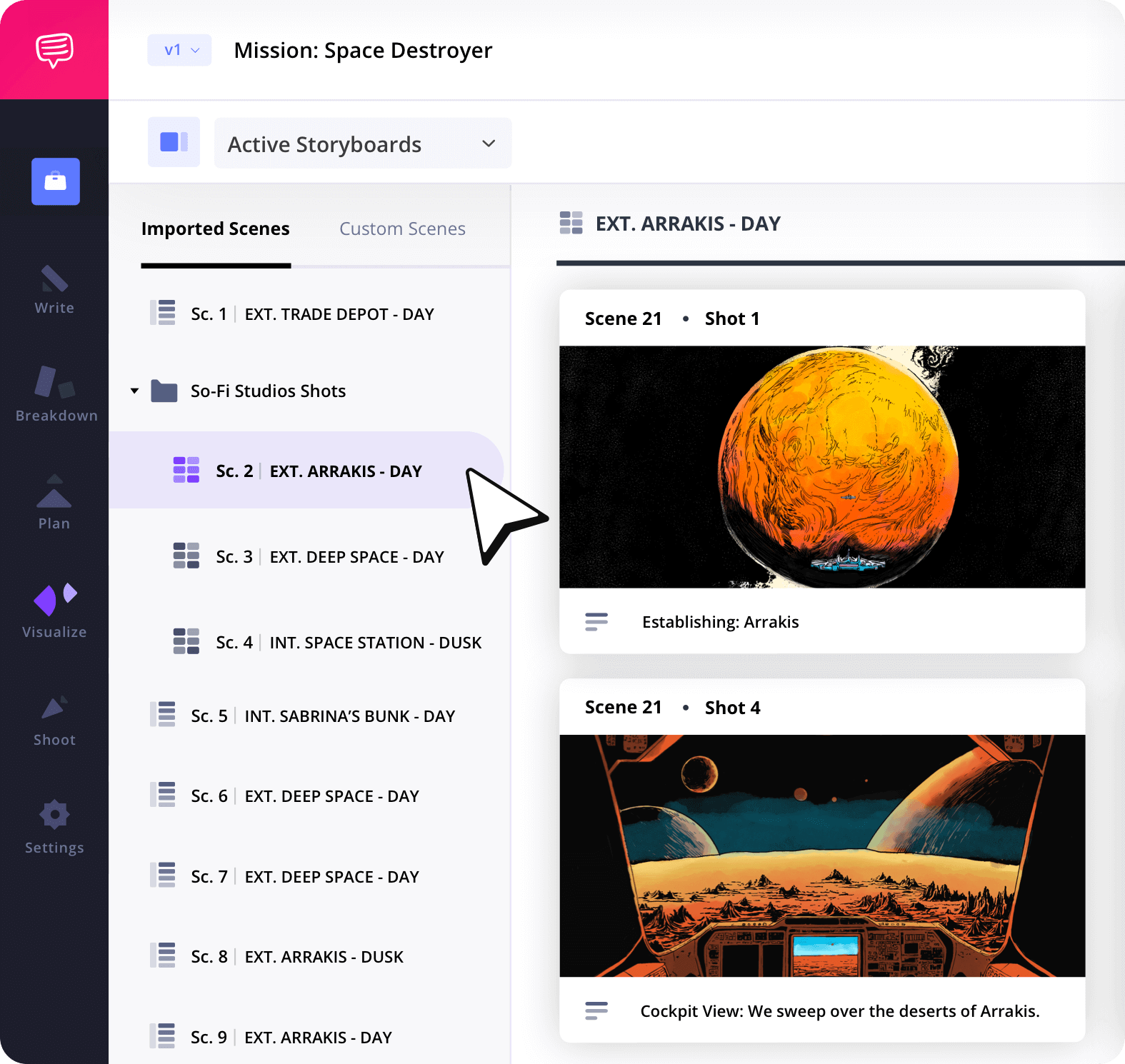 Storyboarding App Storyboard Groups for Scenes and Shooting Days StudioBinder Storyboarding App Storyboard Groups for Scenes and Shooting Days StudioBinder